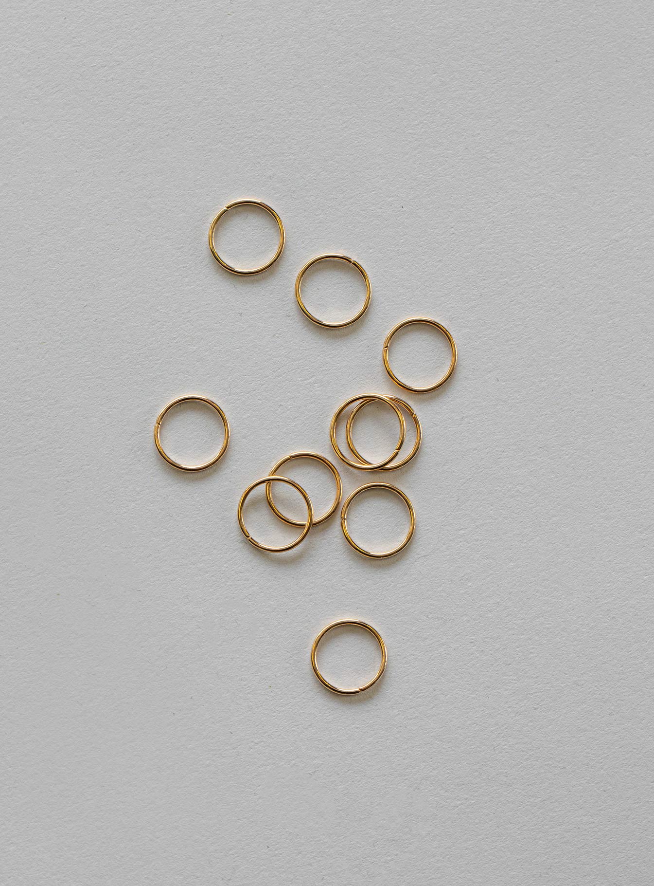 Alternative view of Takeover Hair Rings Gold