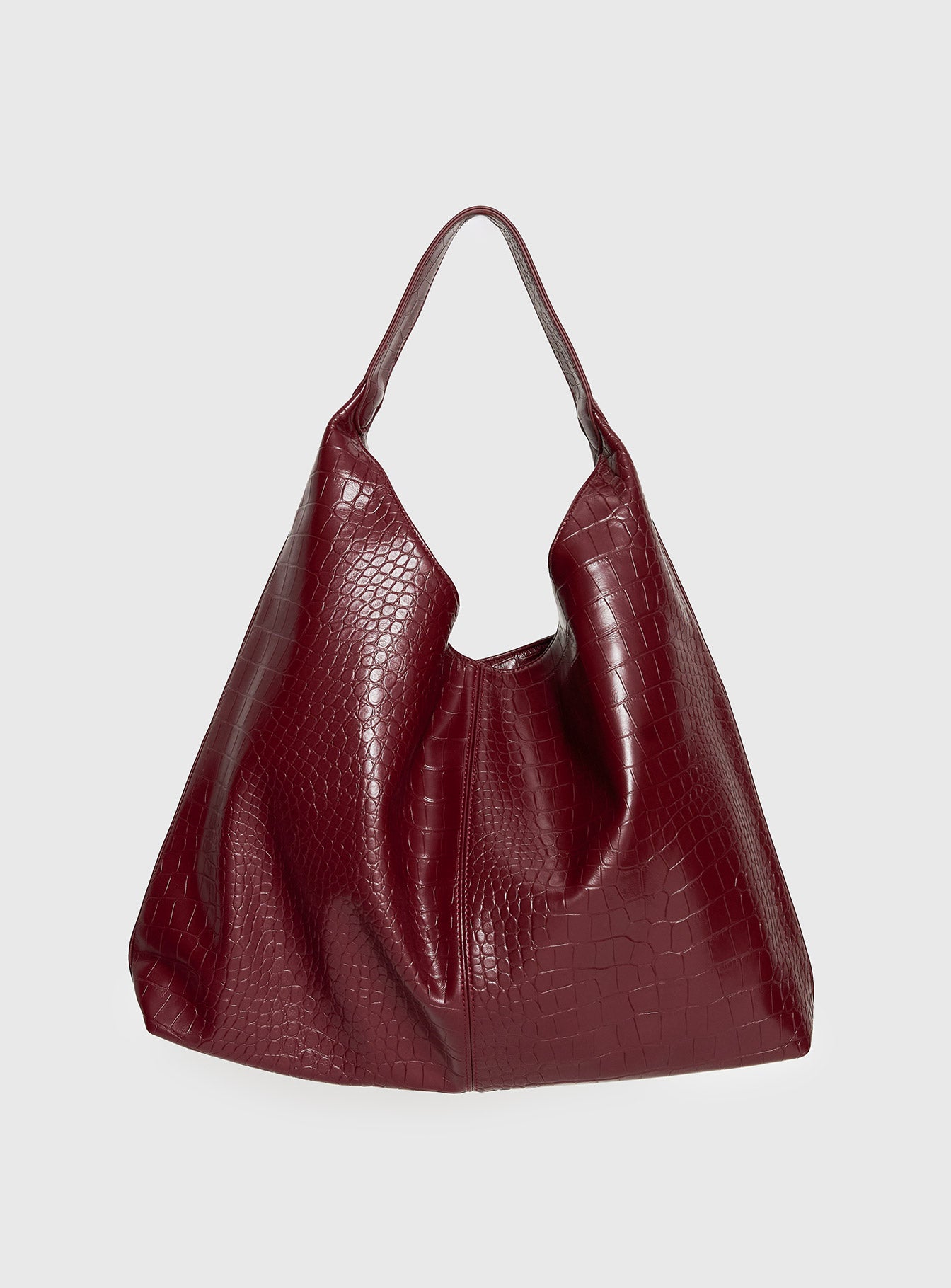 Alternative view of Treat Me Nice Oversized Shoulder Bag Red