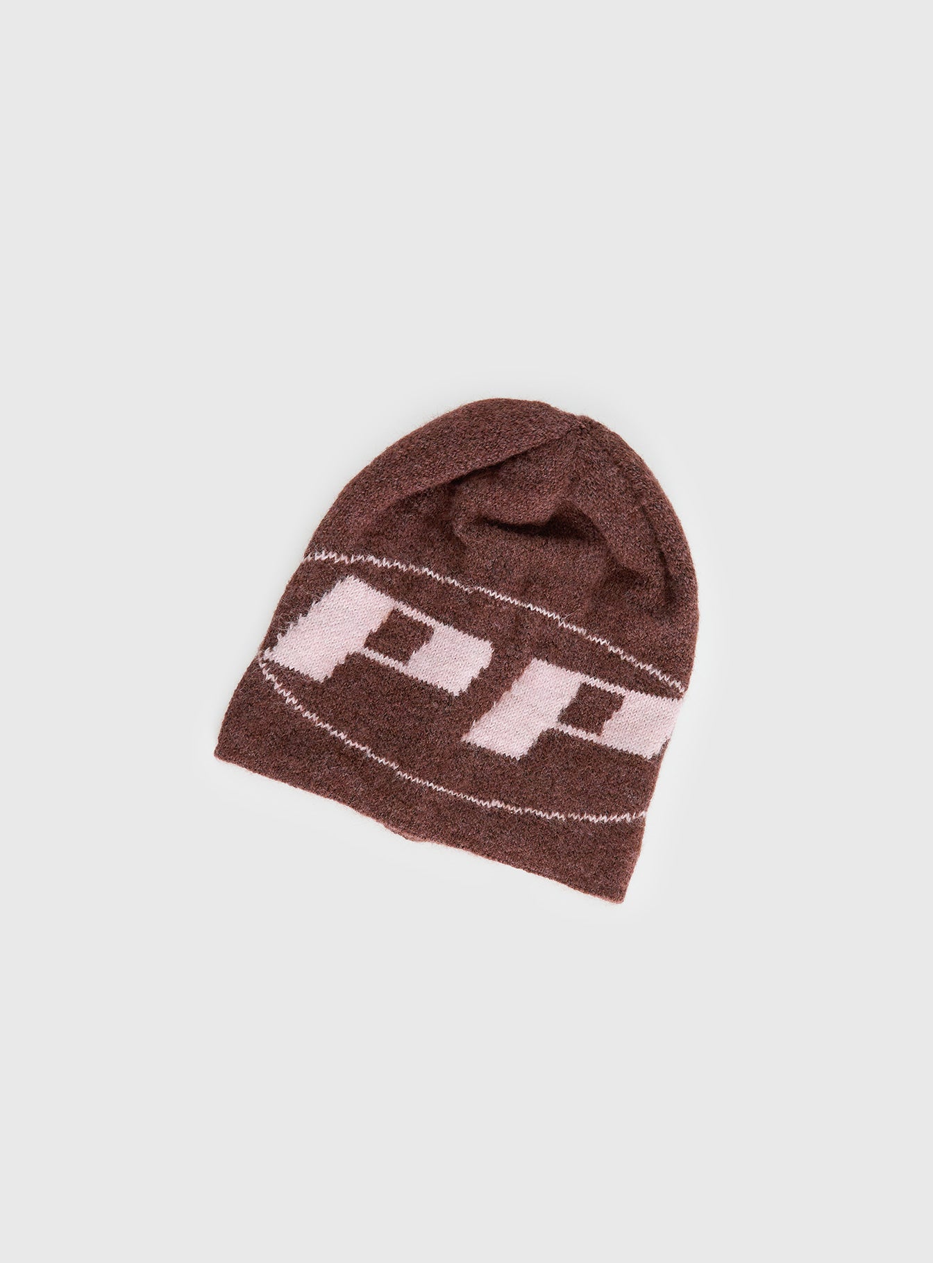 Alternative view of Rhiara Beanie Brown / Pink