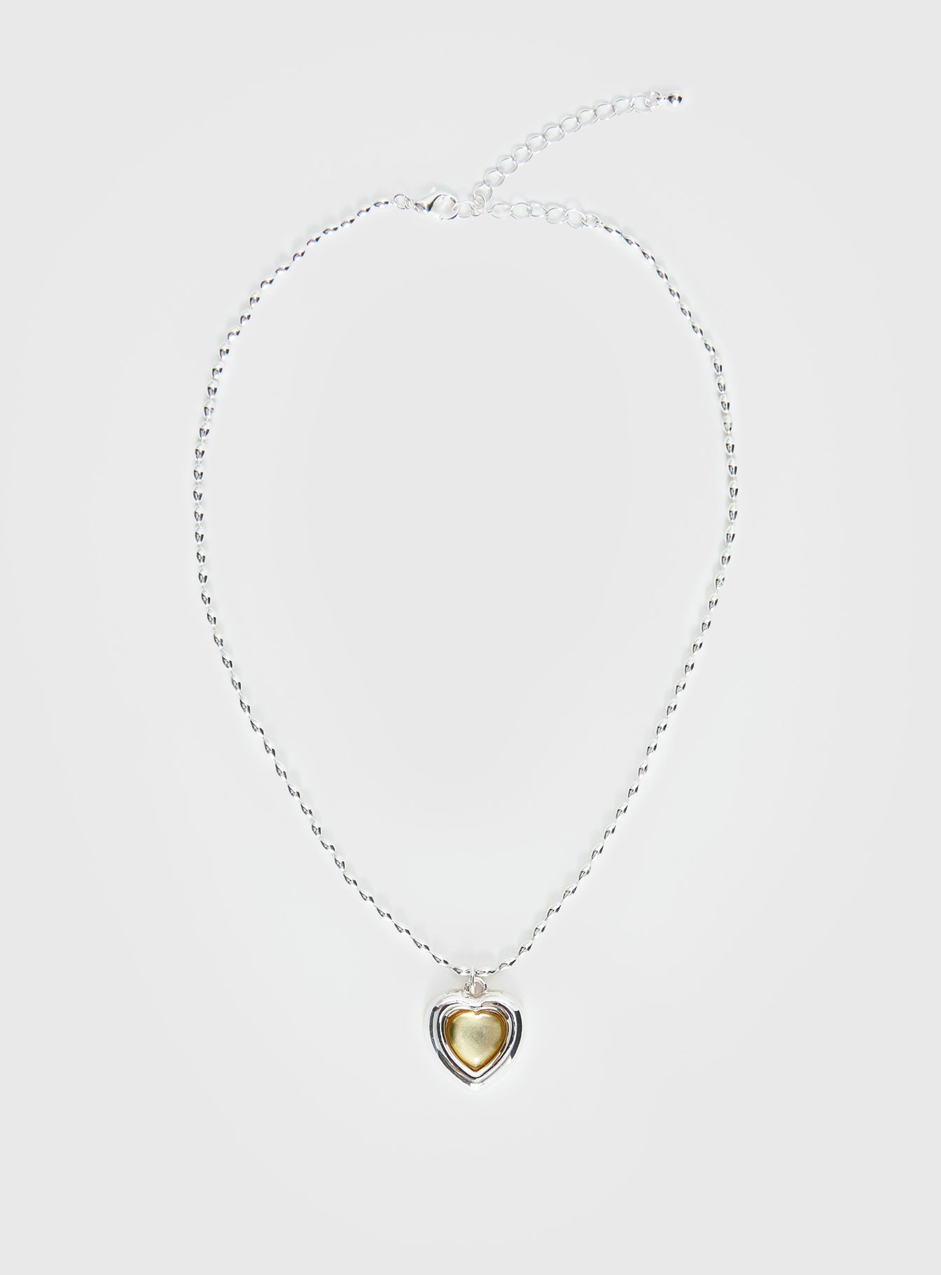 Alternative view of Wishes Granted Dainty Pendant Necklace Silver / Yellow