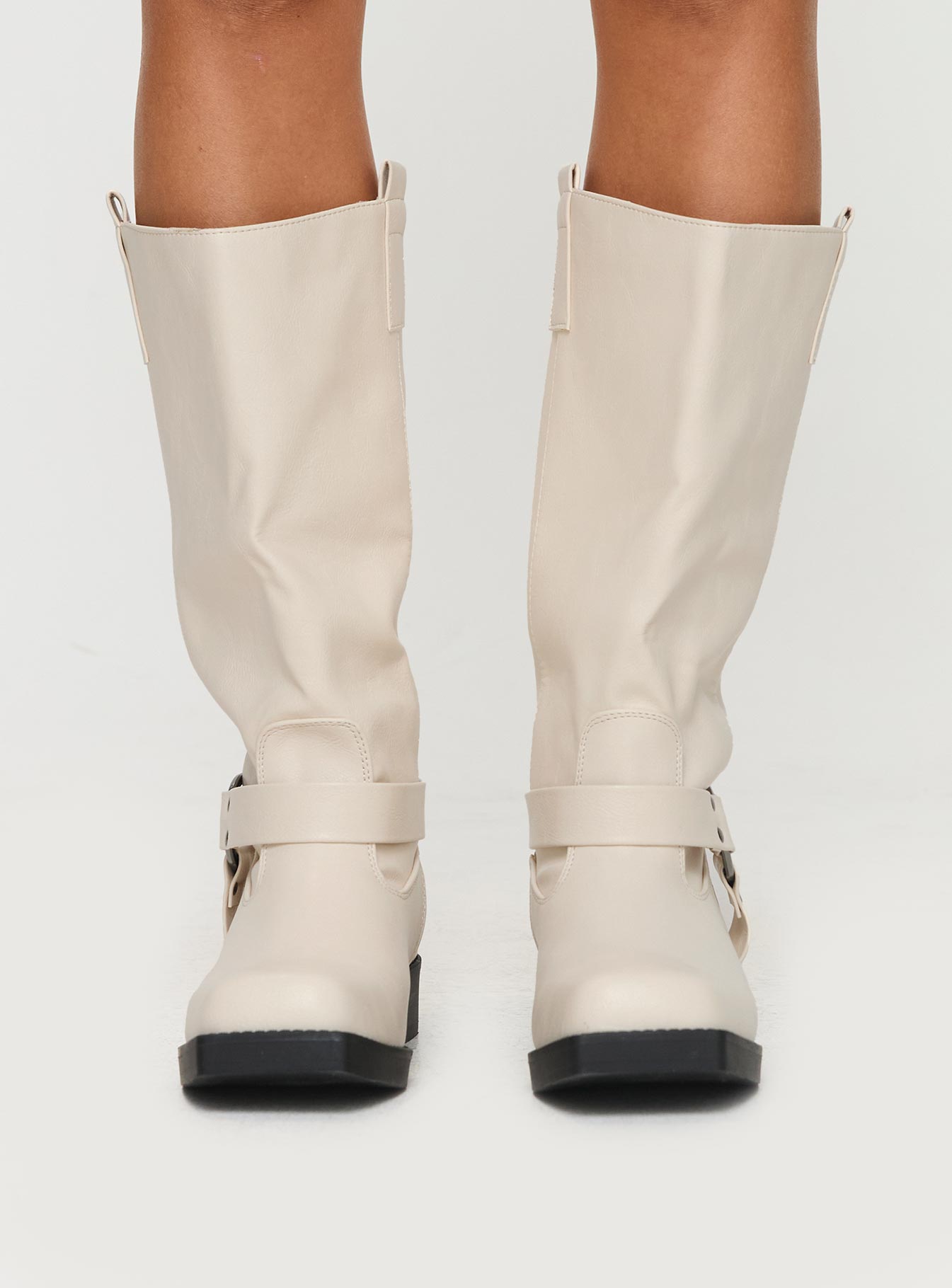 Alternative view of Wrecked Western Boots Cream