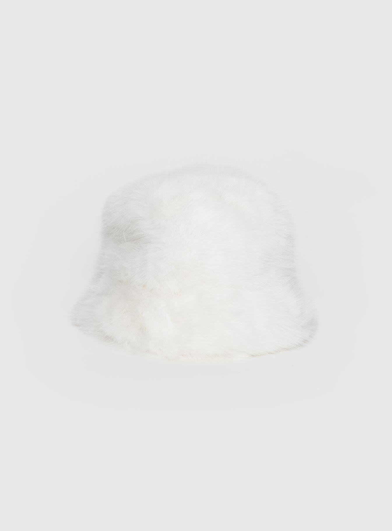Alternative view of Snow Angel Fluffy Hat White