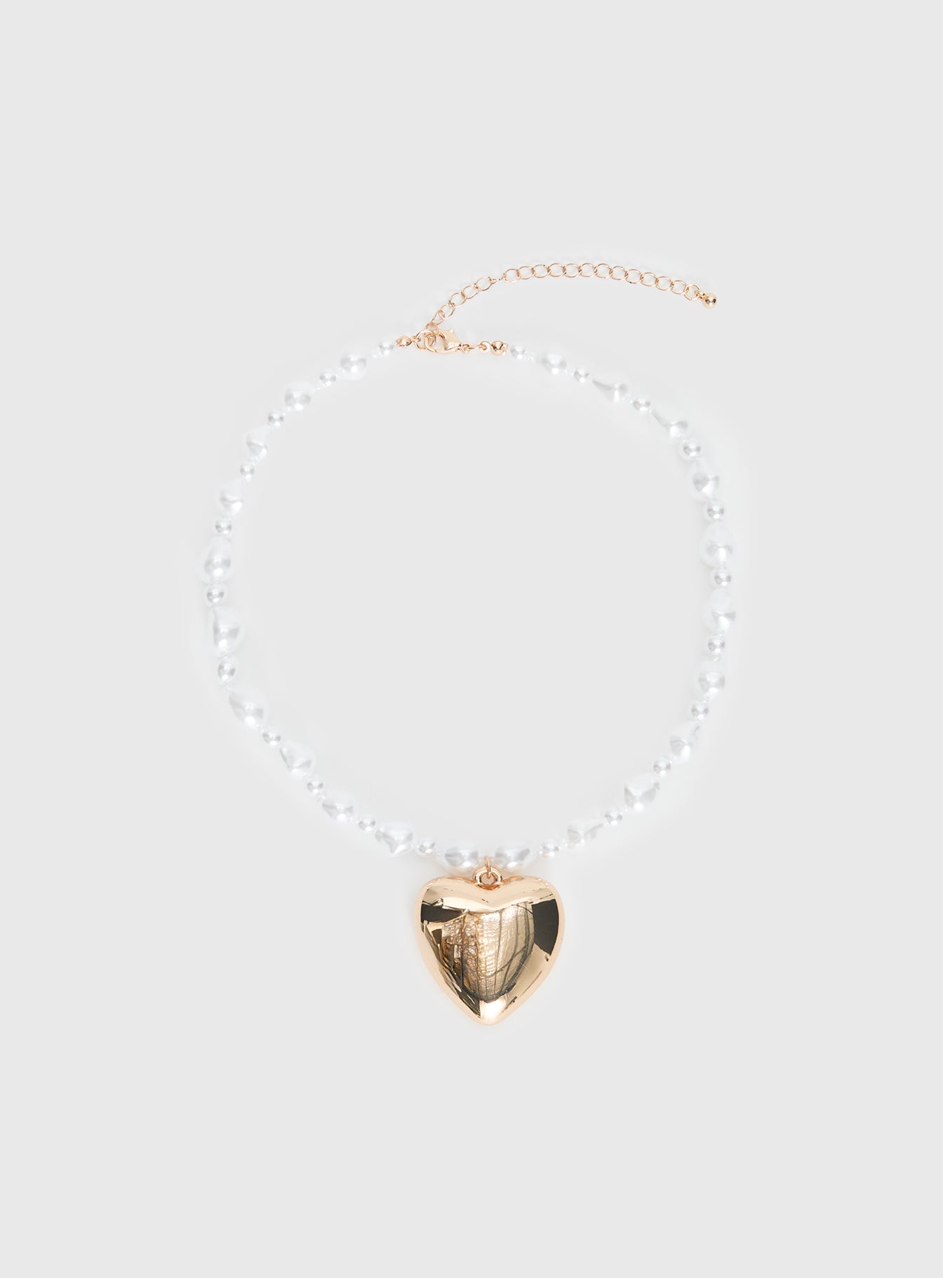 Alternative view of Sweetscape Pearl Necklace Gold