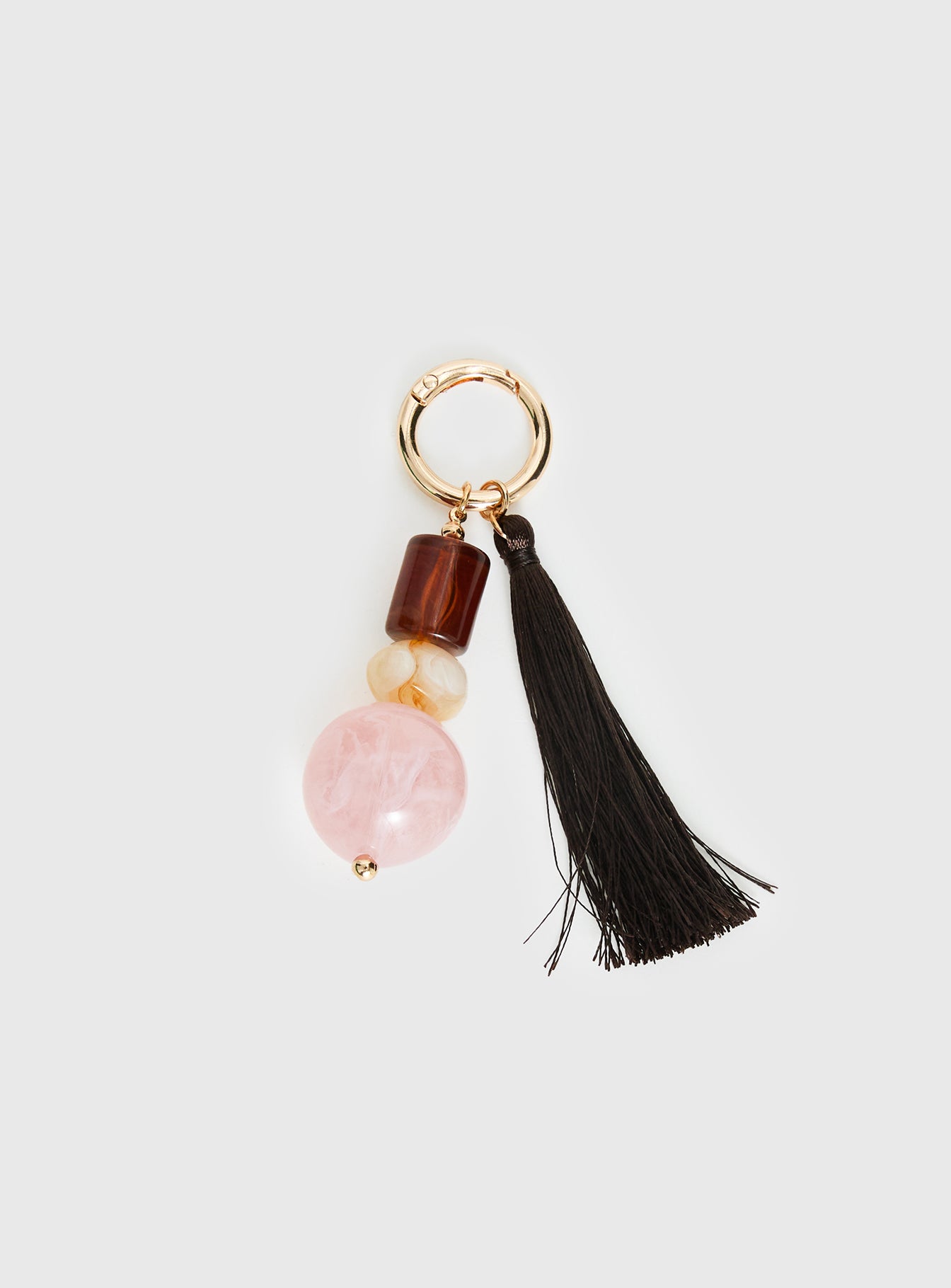 Alternative view of Sirocco Tassel Keychain Gold
