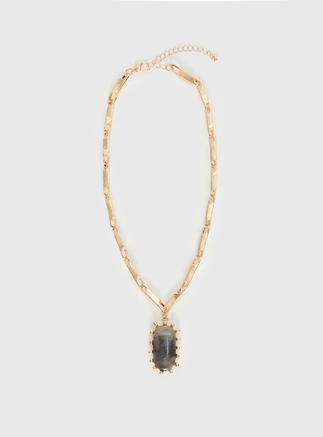 Alternative view of Read Your Mind Pendant Necklace Gold