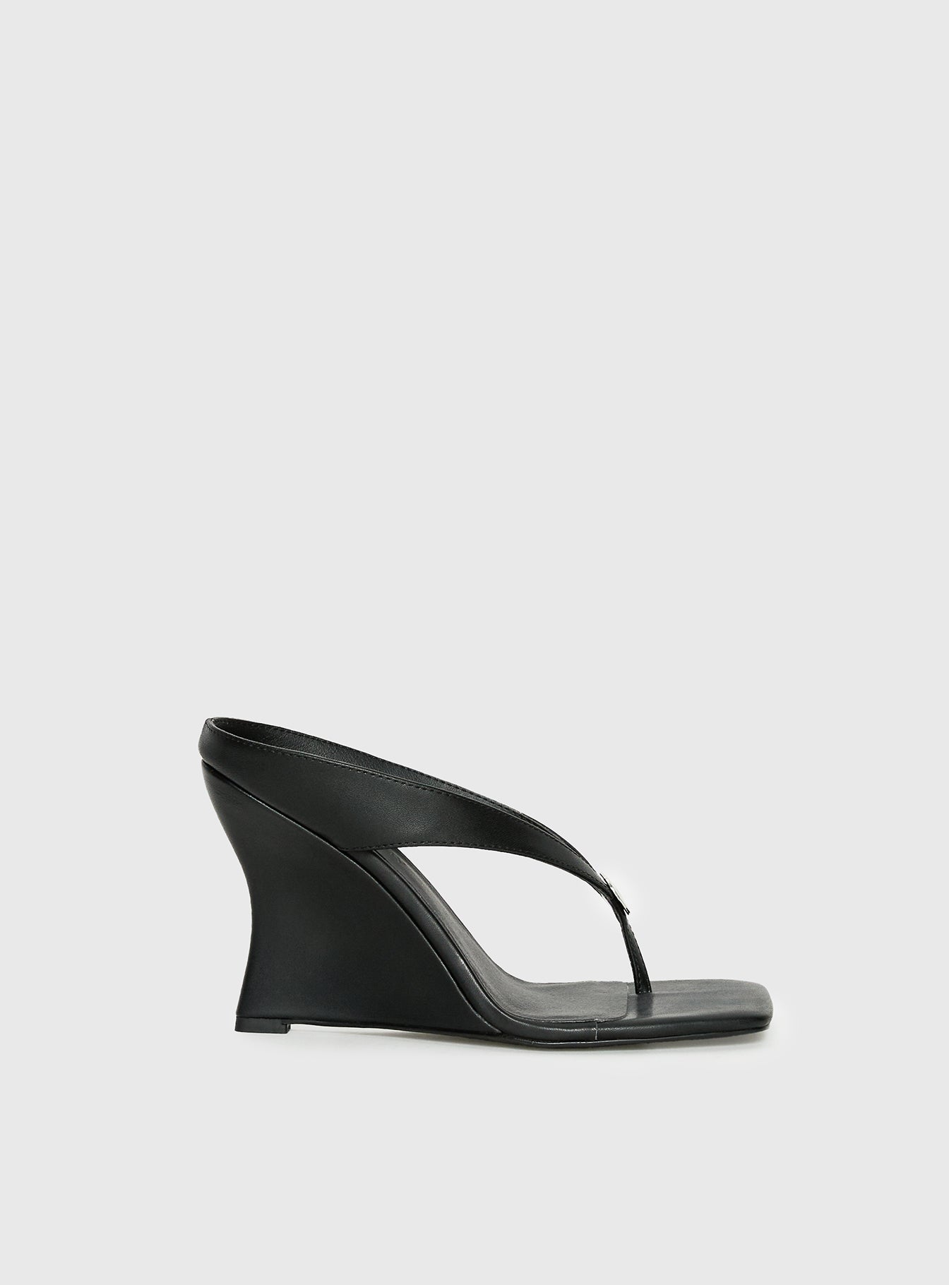Alternative view of Two Summers Wedge Heels Black