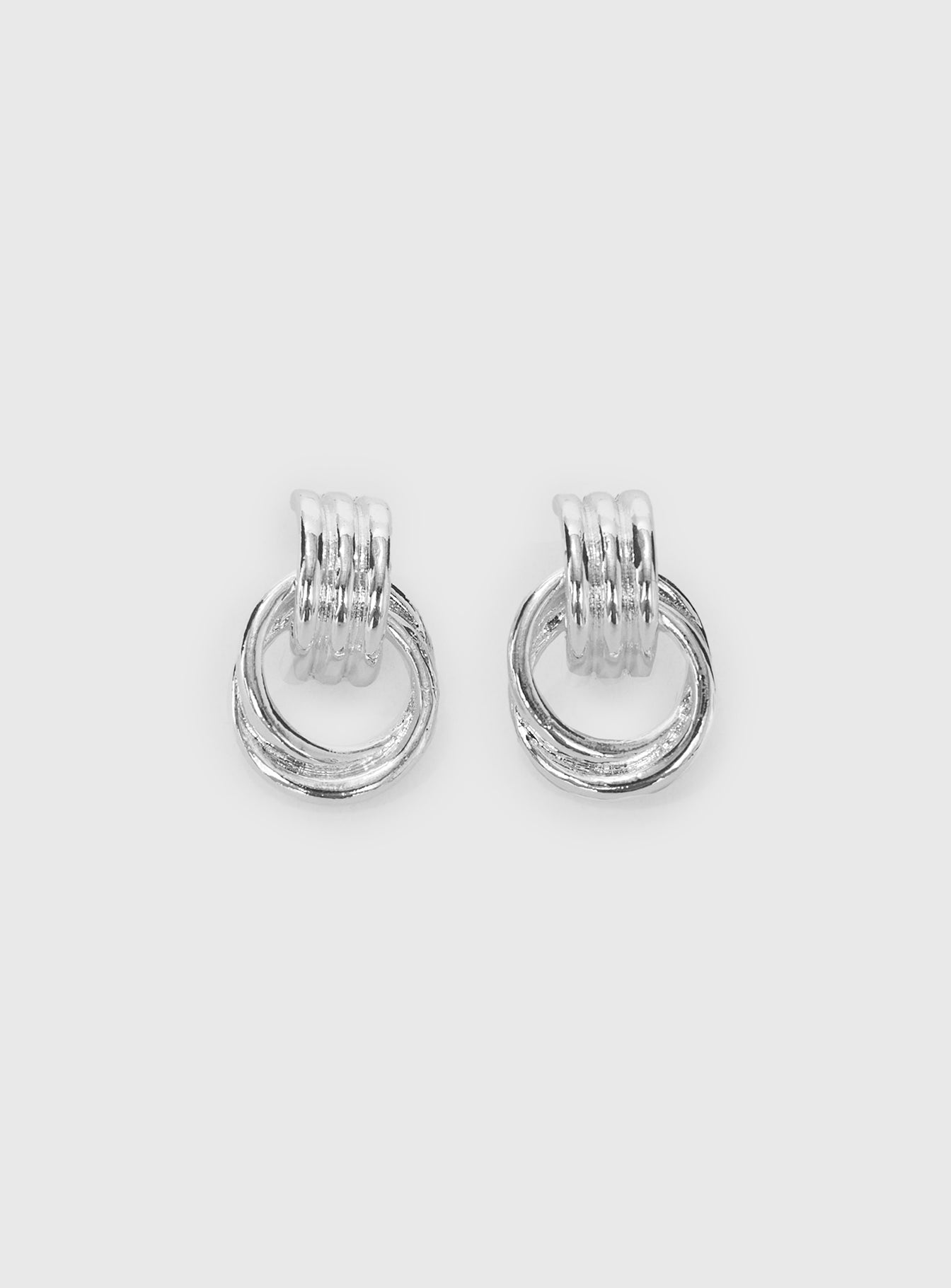 Alternative view of Second Guessing Earrings Silver