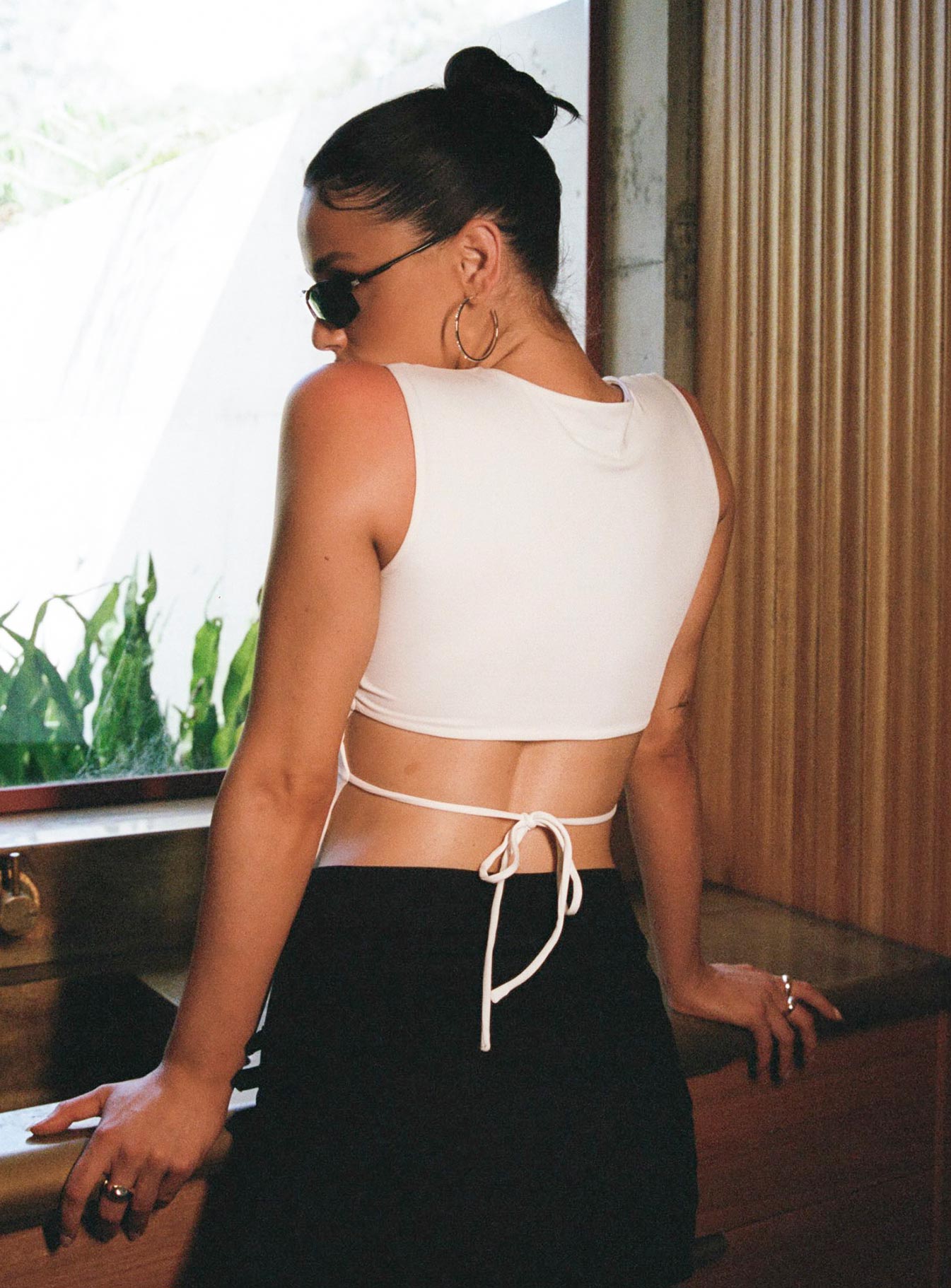Alternative view of Uzo Top White