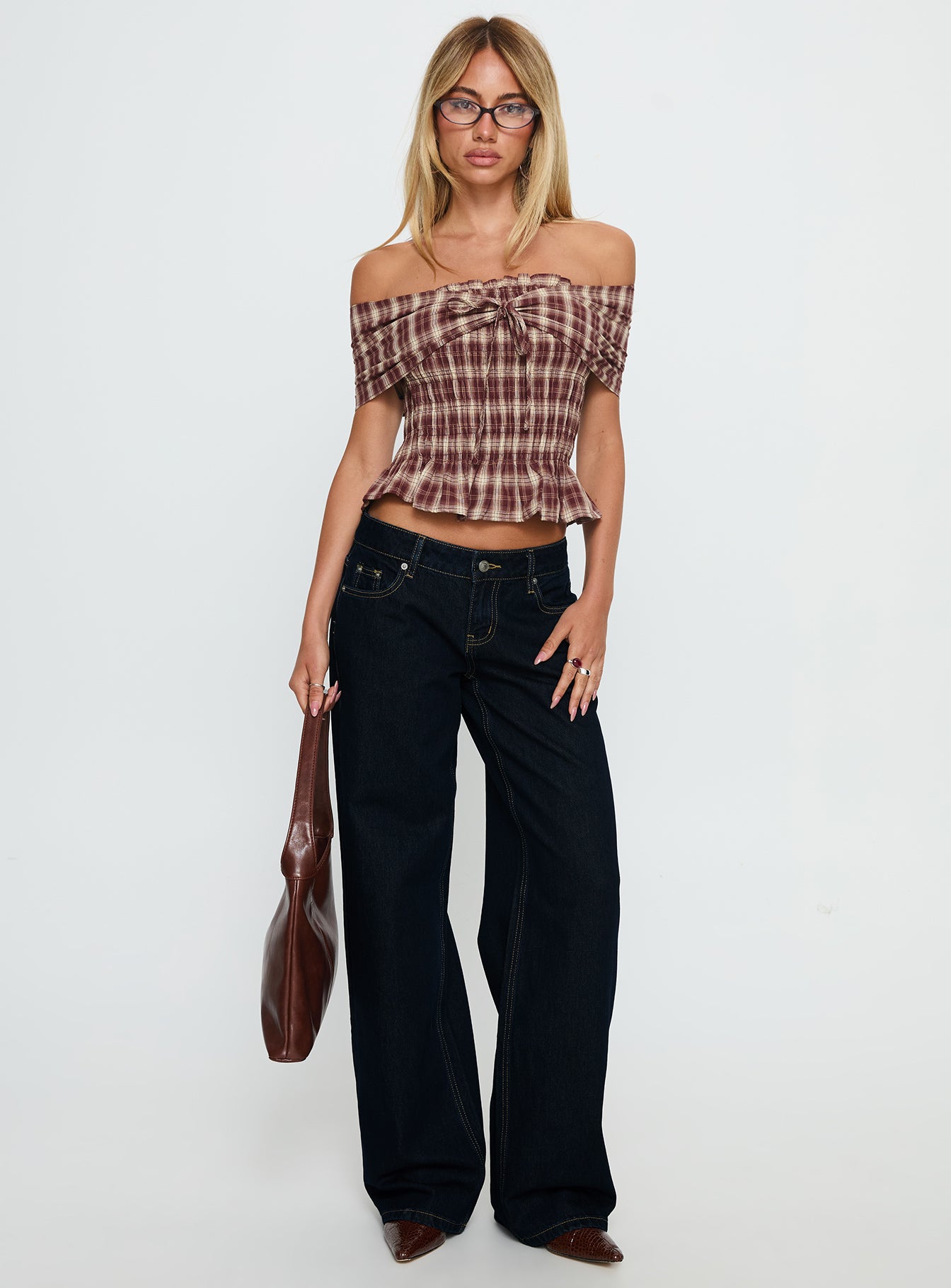 Tidal Wave Low Rise Straight Leg Jeans Raw Denim - Image 3