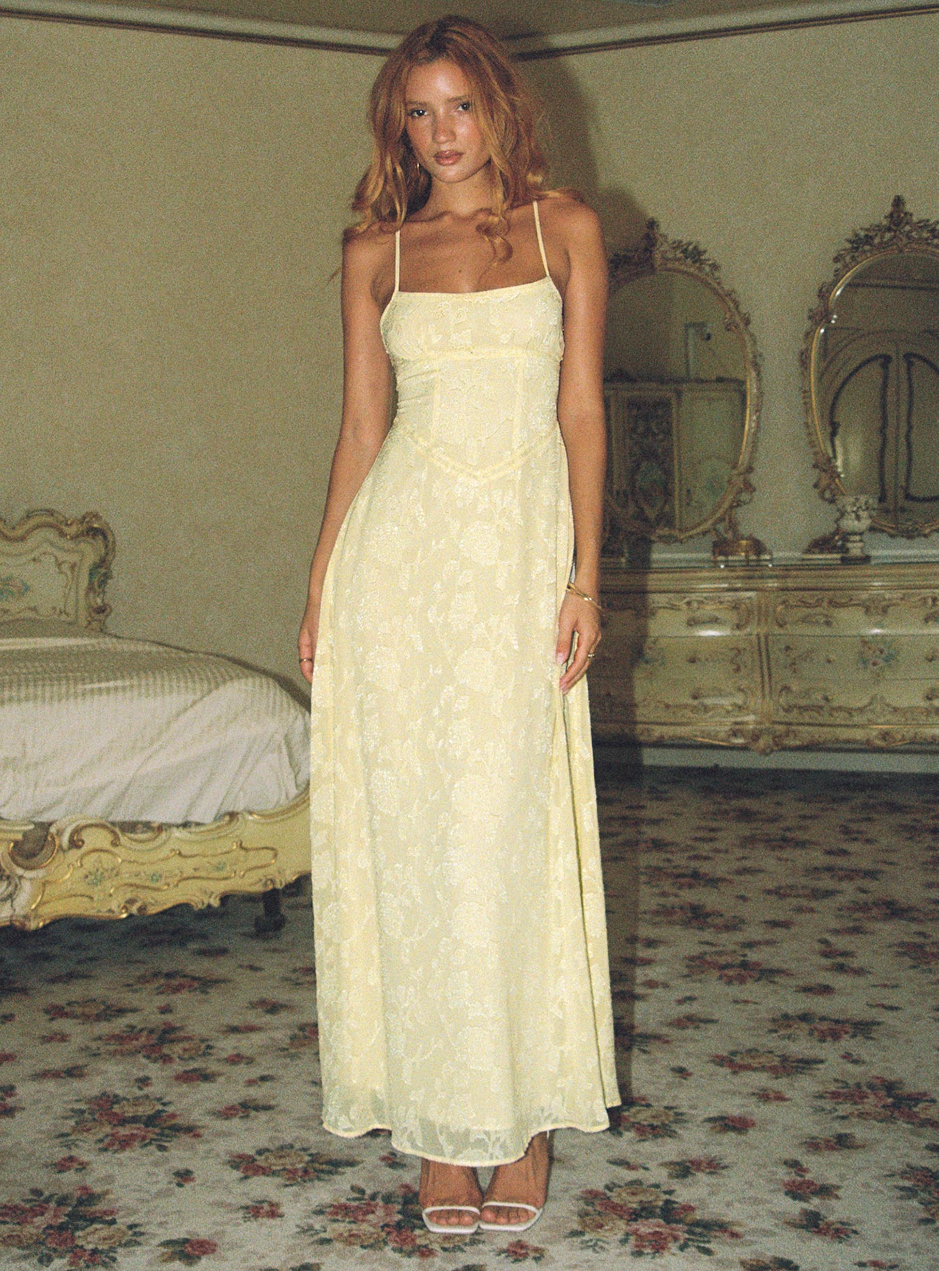 Alternative view of South Of France Maxi Dress Yellow Petite