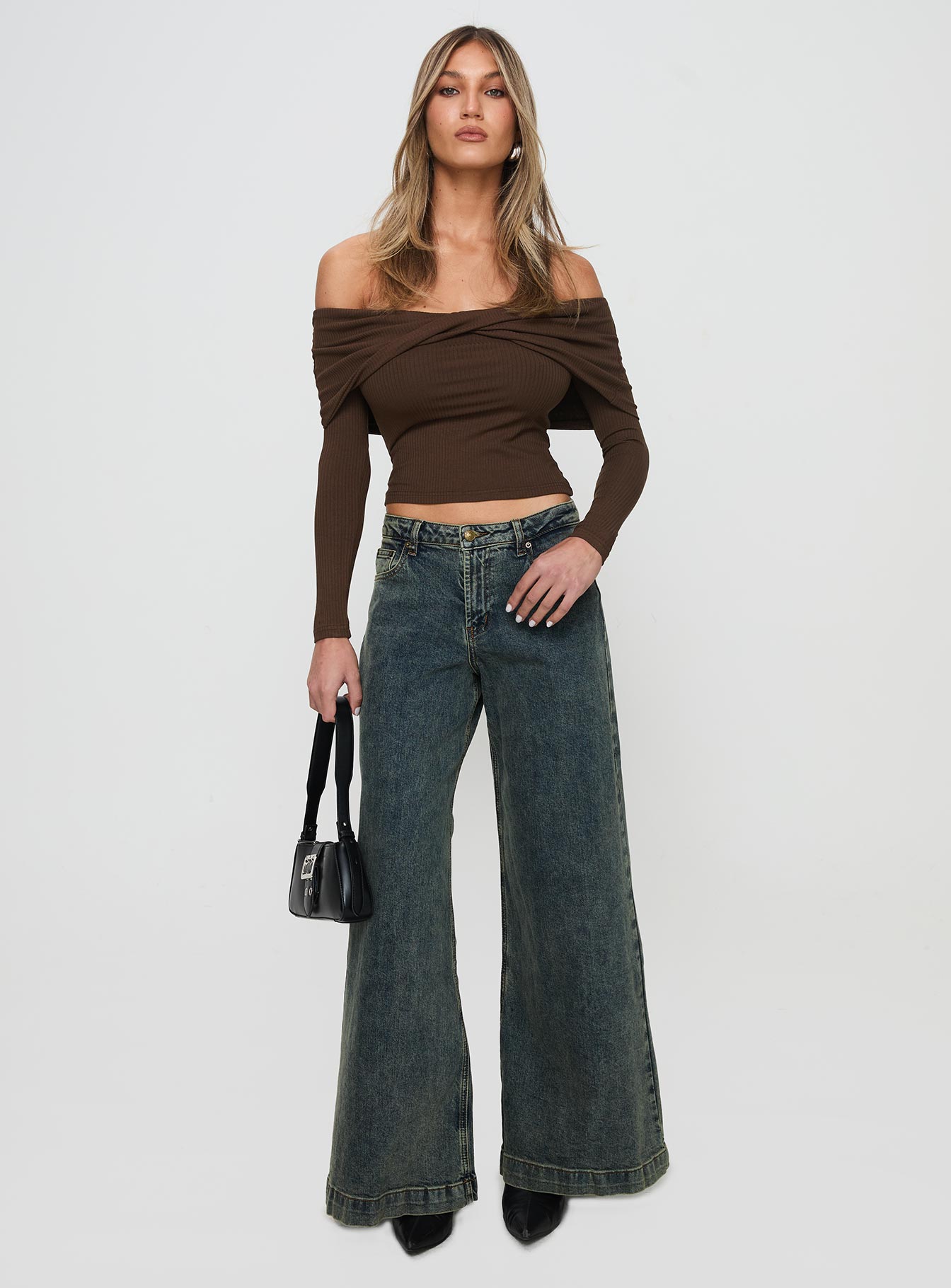 Ziggie Low Rise Baggy Jeans Antique Wash - Image 2