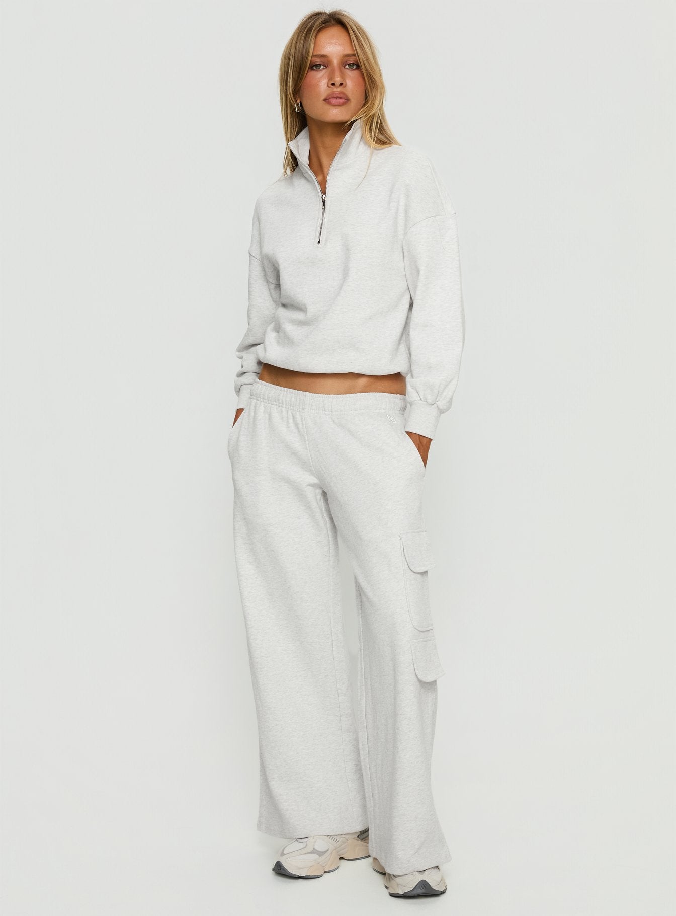Alternative view of Rozanna Cargo Sweat Pants Grey Marle