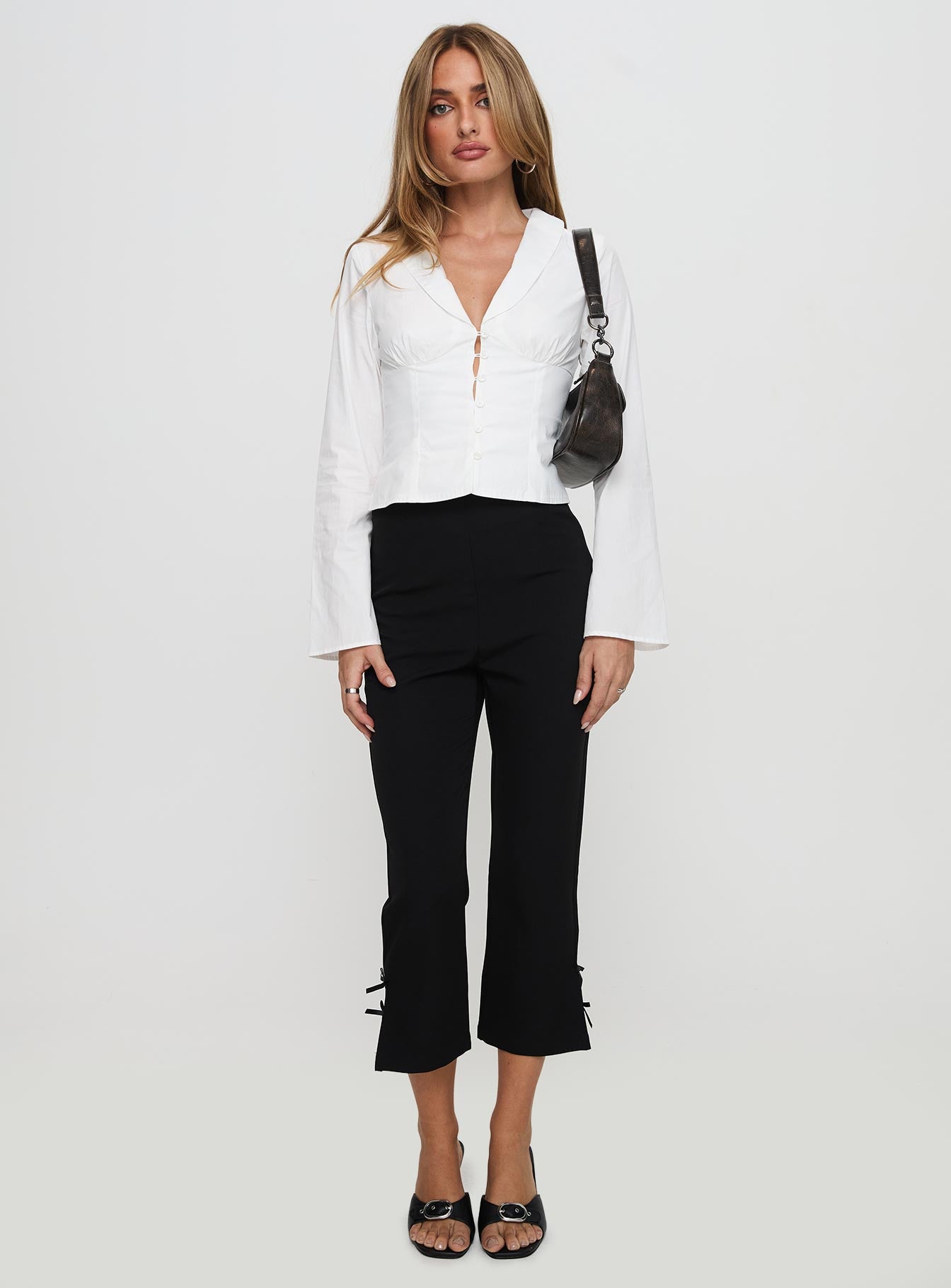 Work Of Art Long Sleeve Top White - Image 3