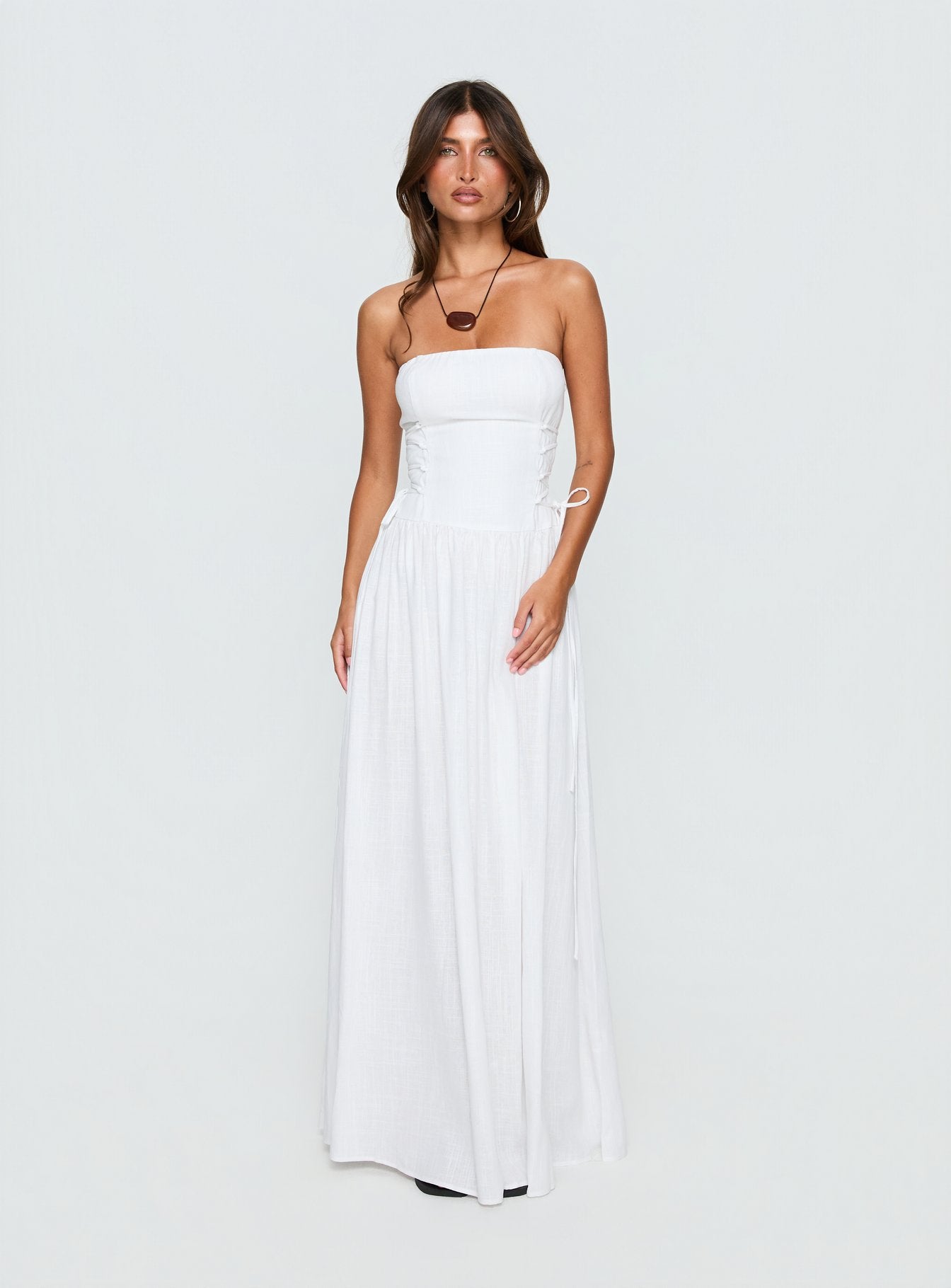 So Far So Good Maxi Dress White - Image 3