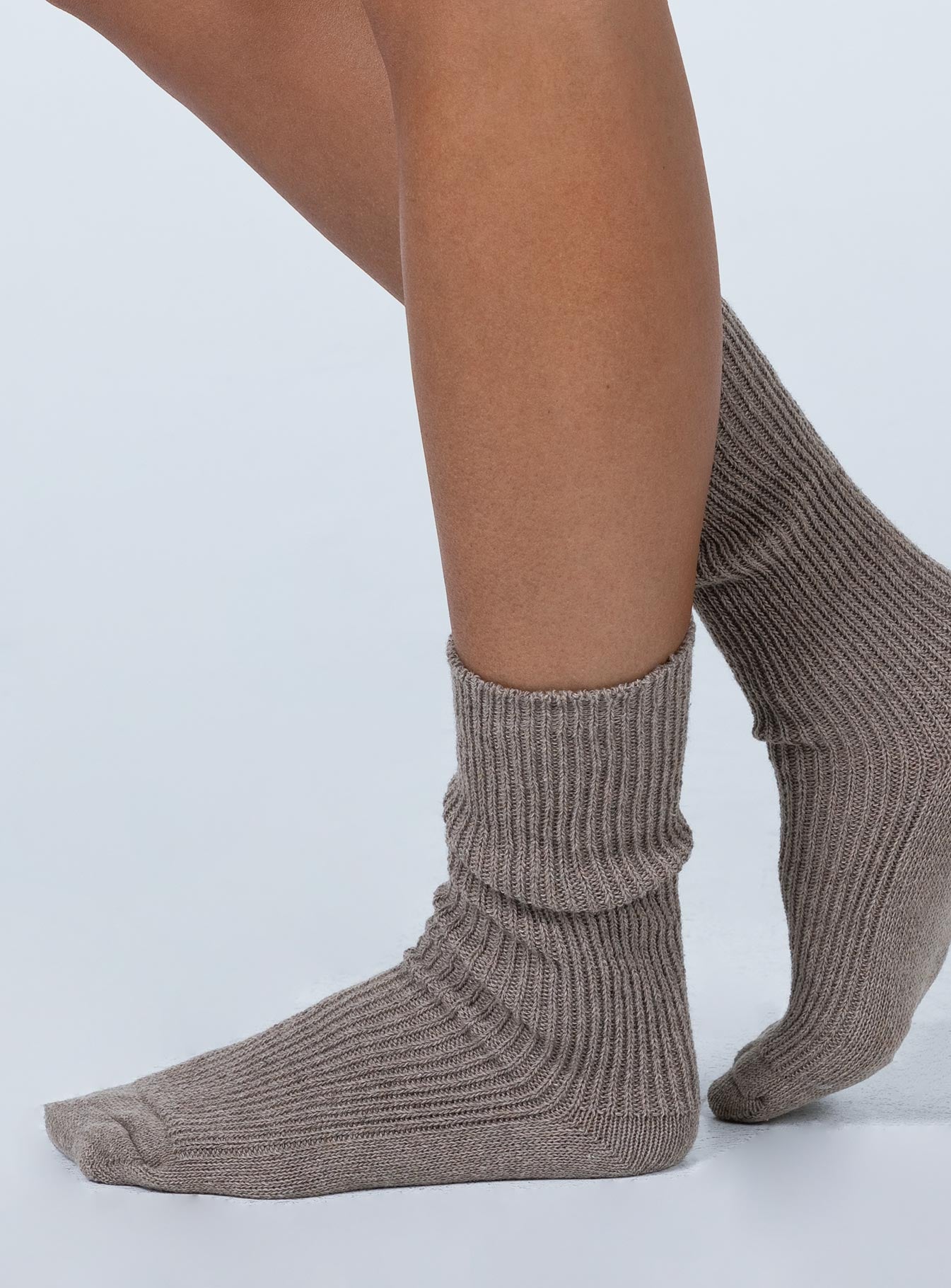 Alternative view of Sunday Mood Socks Beige