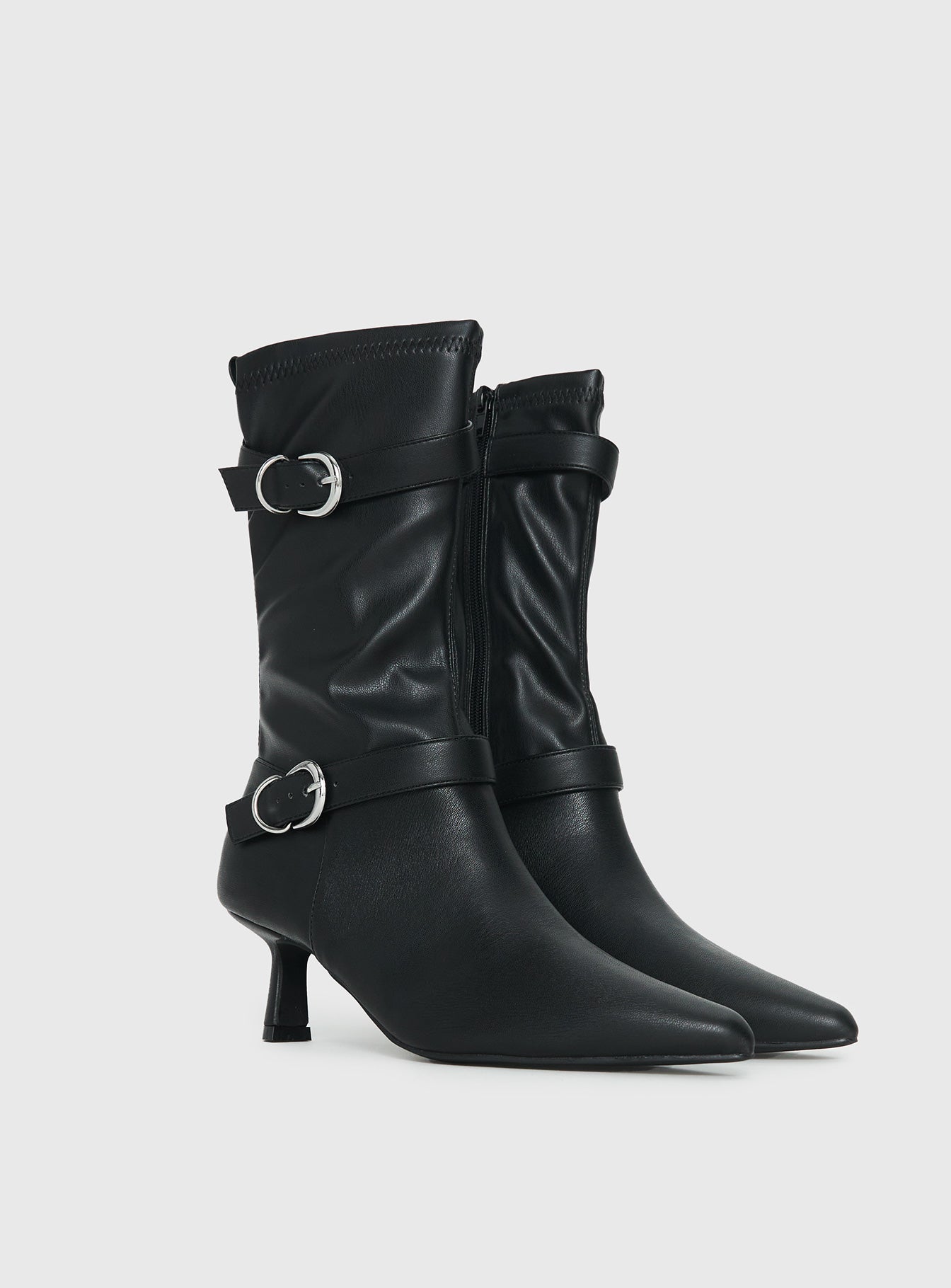 Alternative view of Therapy Kimme Sock Boots Black