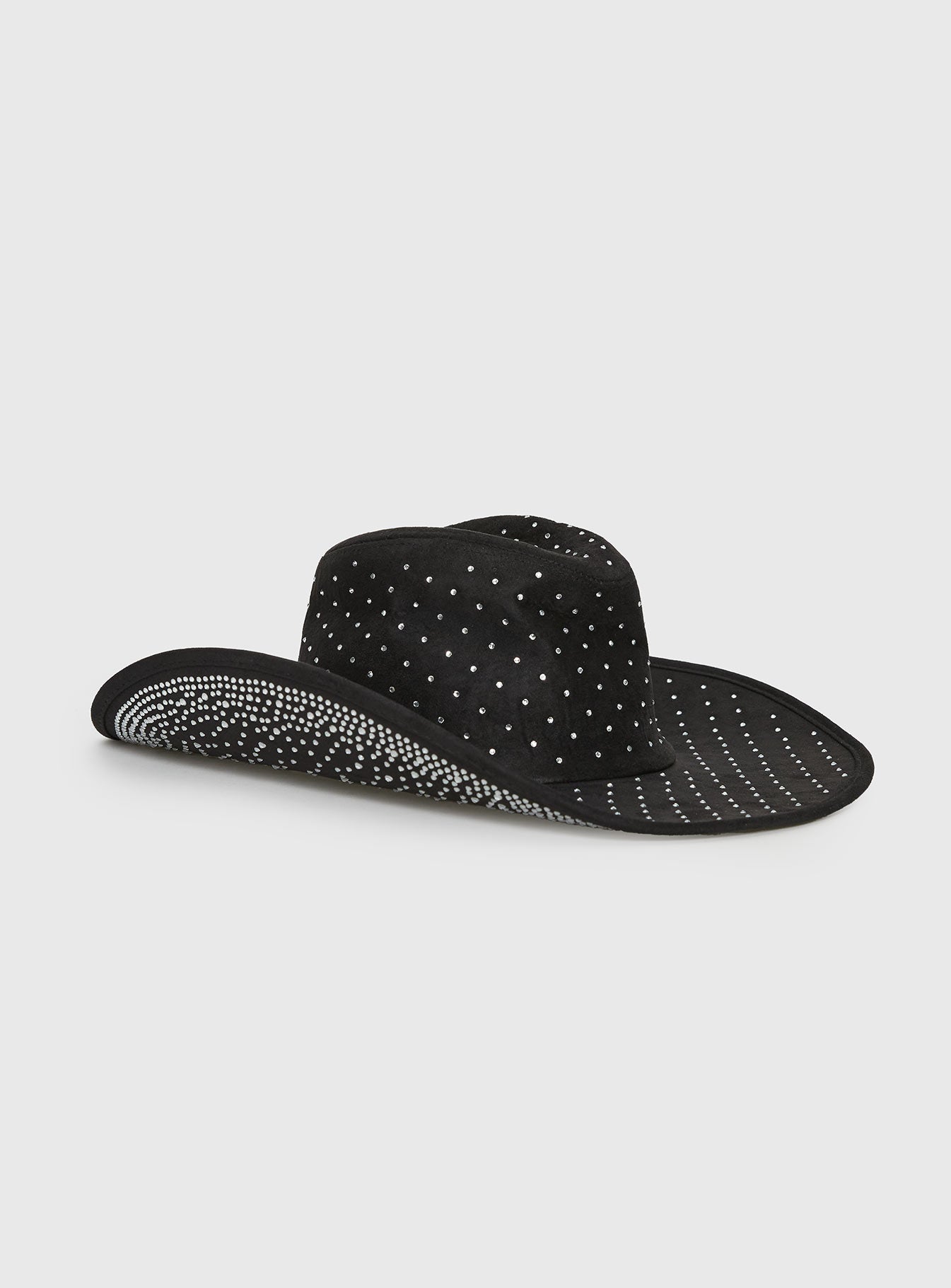 Alternative view of Tennessee Diamante Cowboy Hat Black
