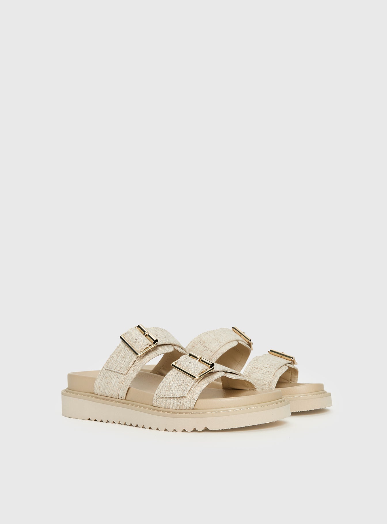 Alternative view of Roxxie Sandals Beige Linen