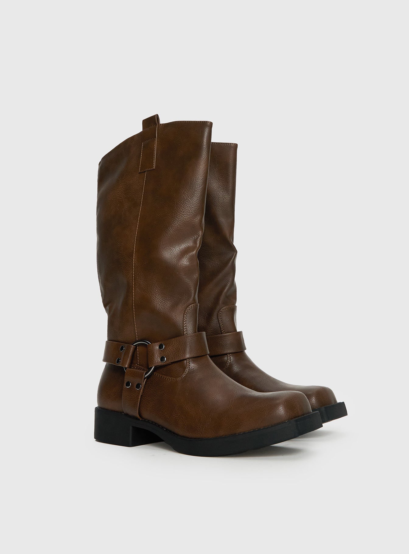 Alternative view of Wrecked Western Boots Brown