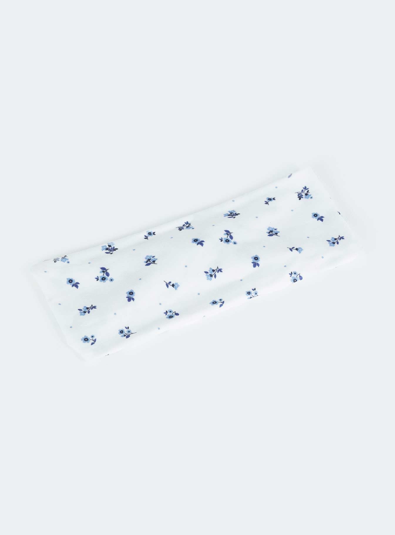 Alternative view of The Juney Headband Blue Floral