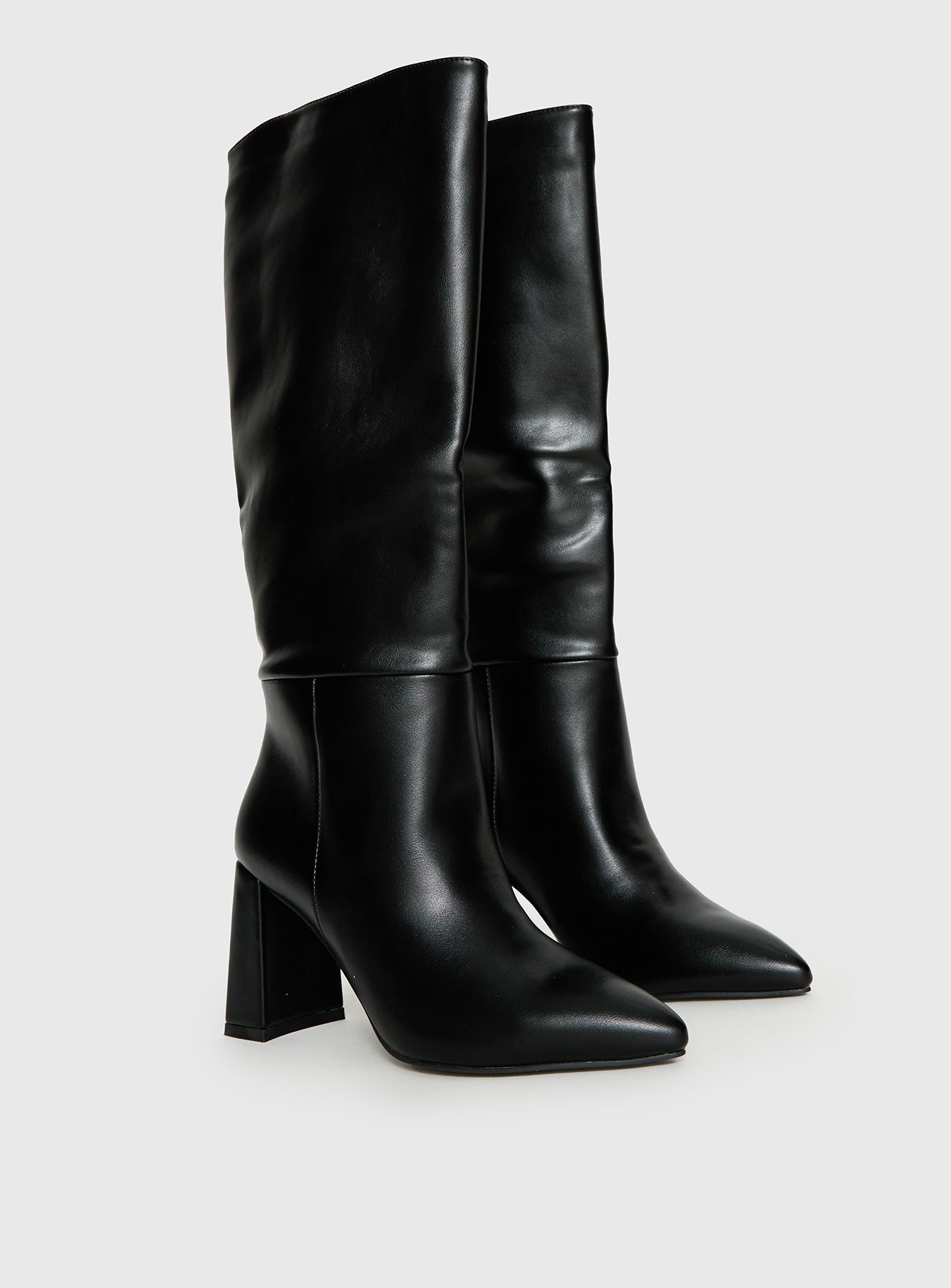 Alternative view of Vesper Knee High Boots Black