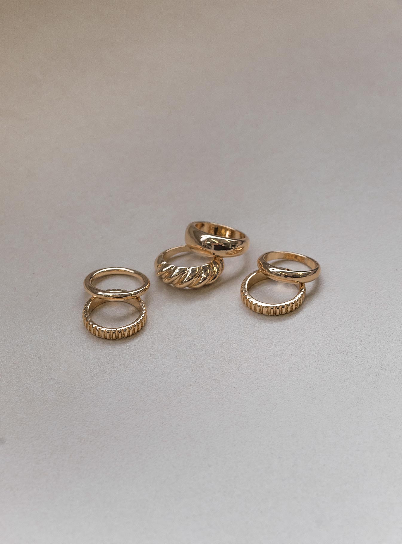 Alternative view of Stables Ring Pack Gold
