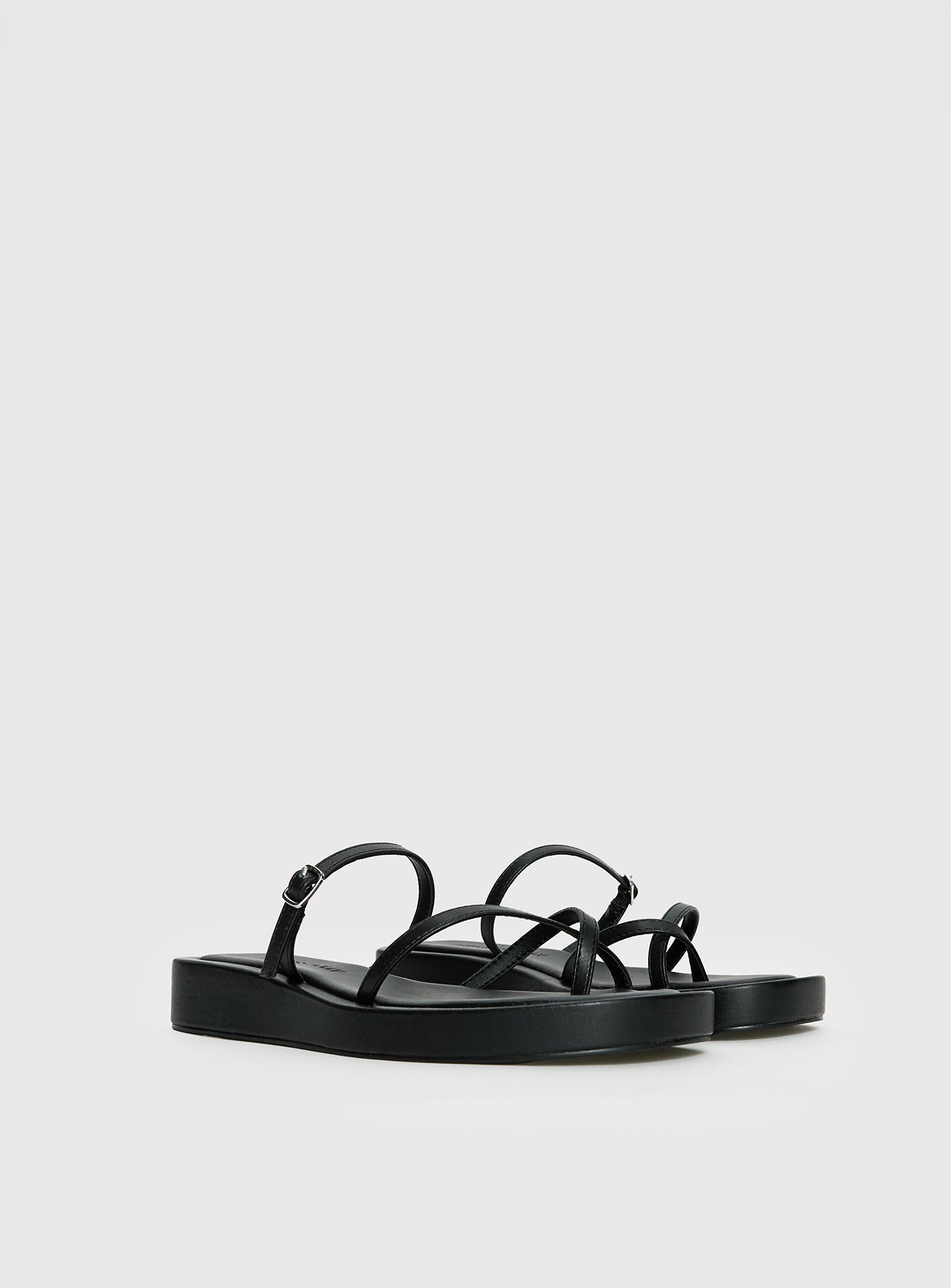 Alternative view of Riki Mini Belt Sandals Black