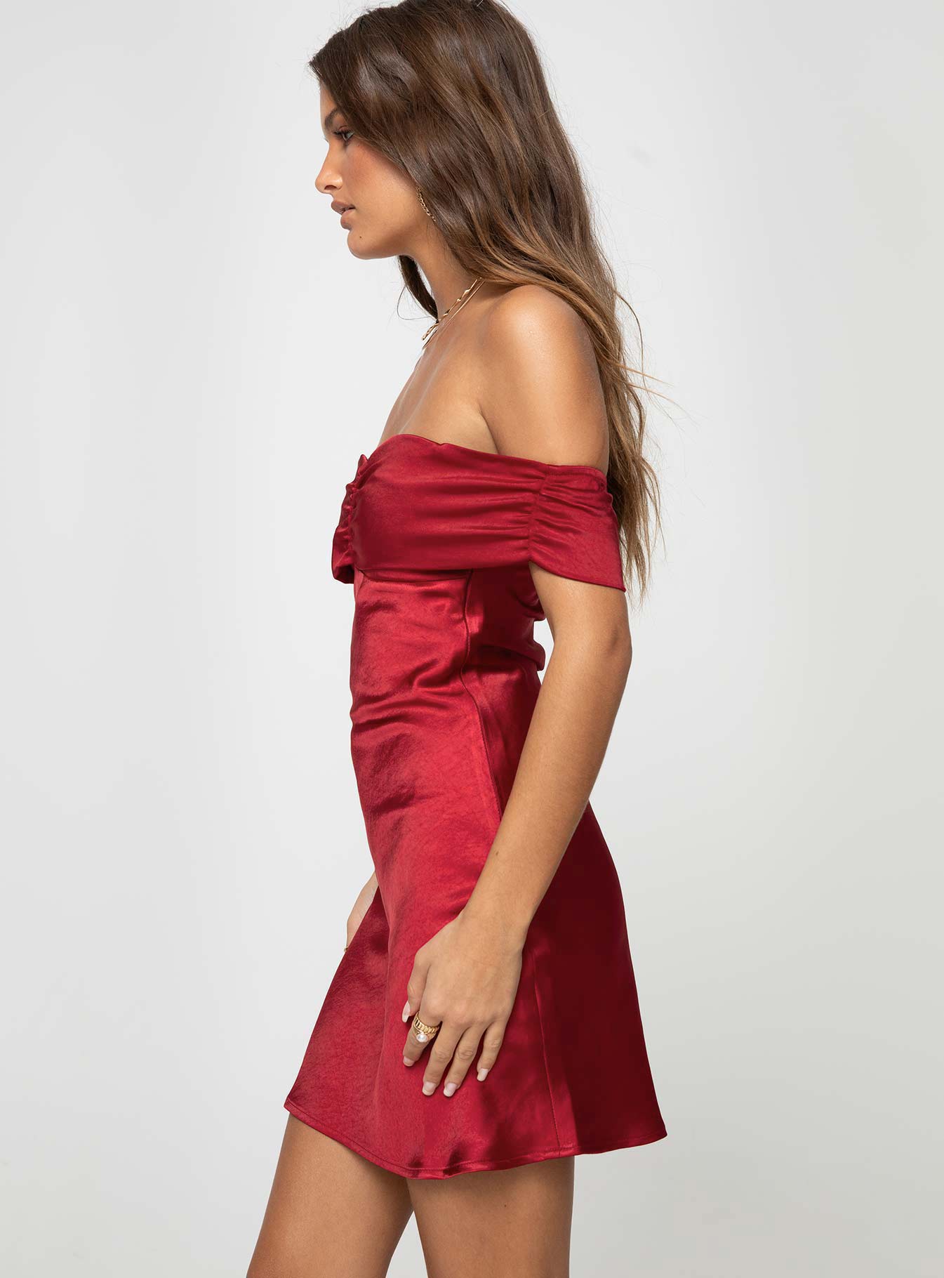 Sadee Mini Dress Red - Image 3