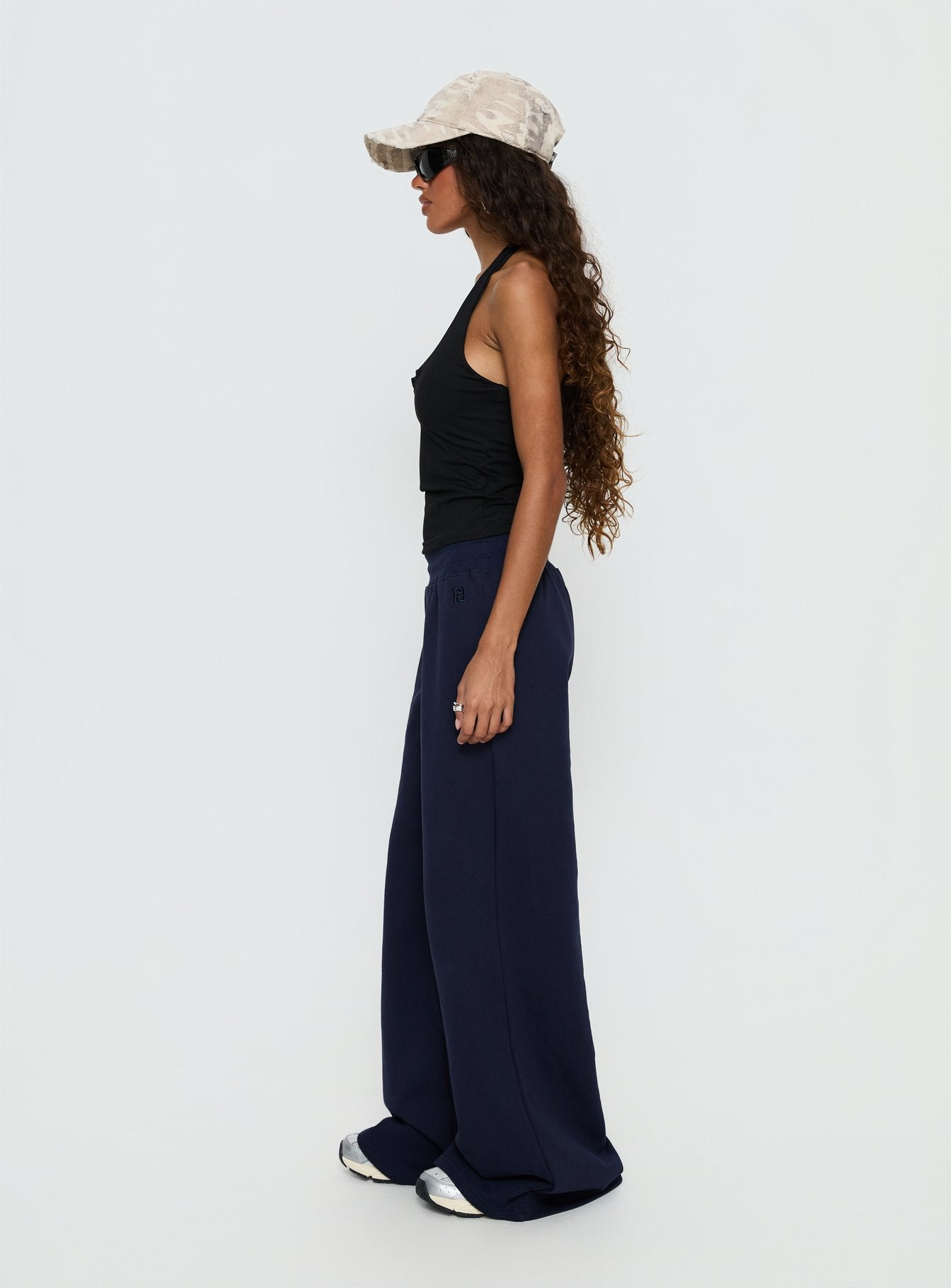Summits Flared Track Pants Navy - Image 4