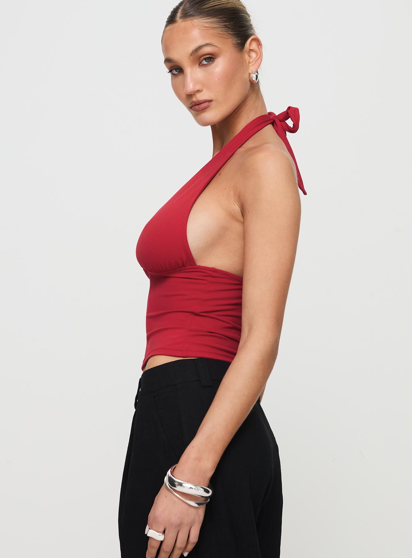 Whimsy Halter Top Red - Image 4