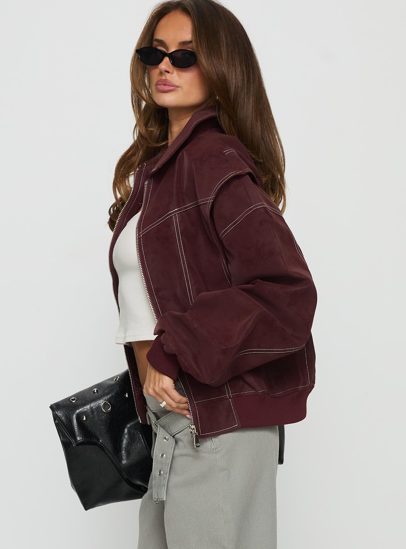 Vista Bomber Jacket Shiraz - Image 4