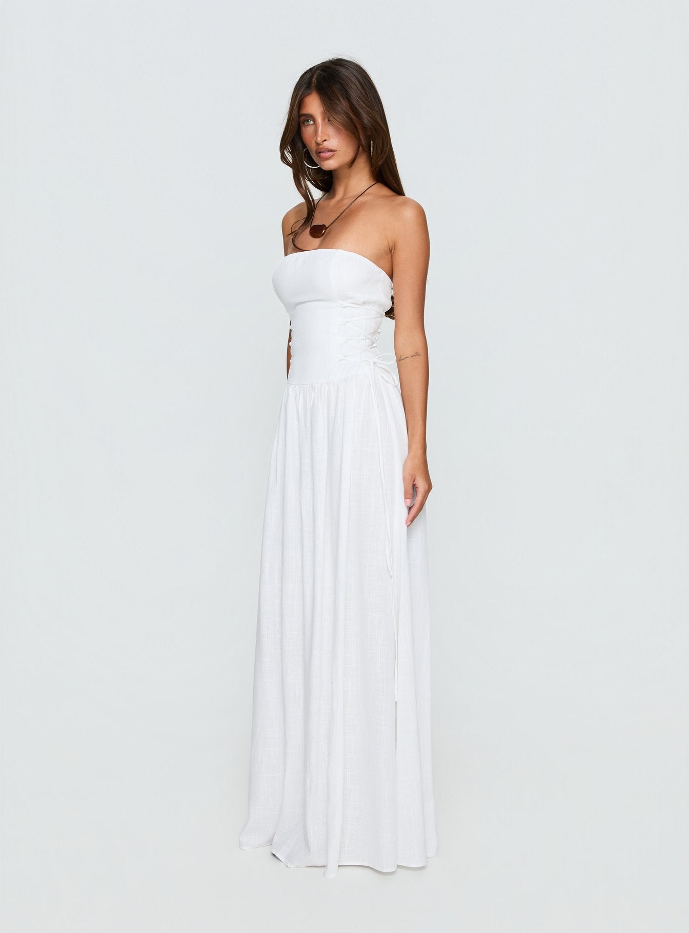 So Far So Good Maxi Dress White - Image 4