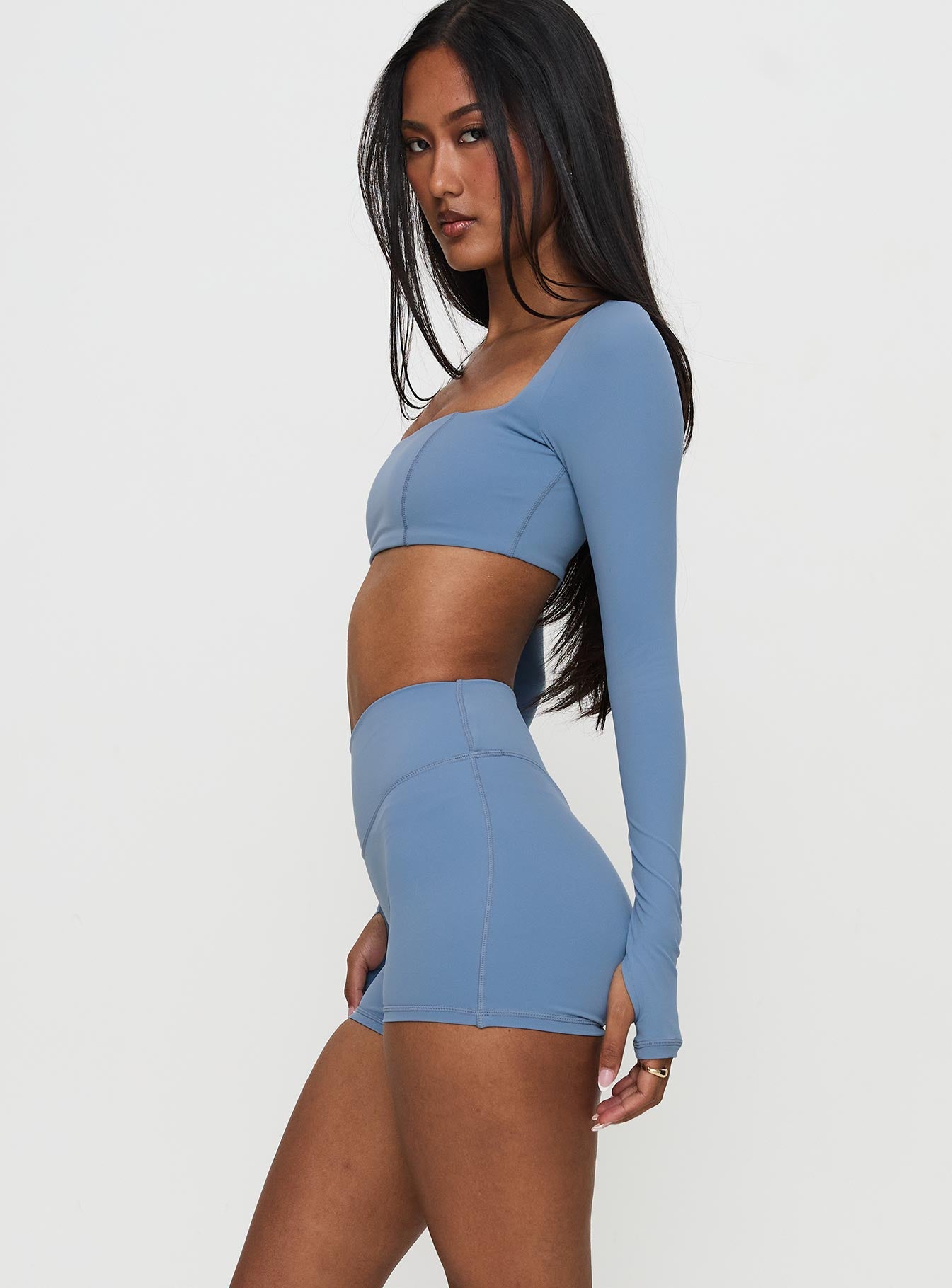 Touchdown Active Contour Short Blue - Image 4