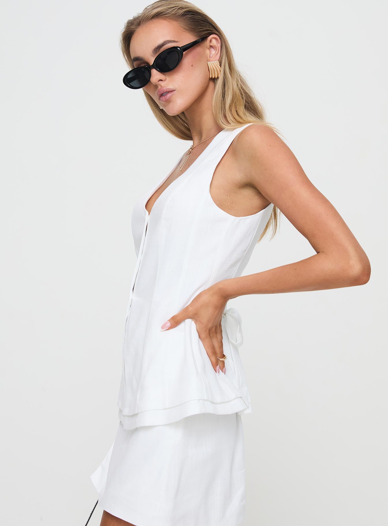Springview Vest Top White - Image 4