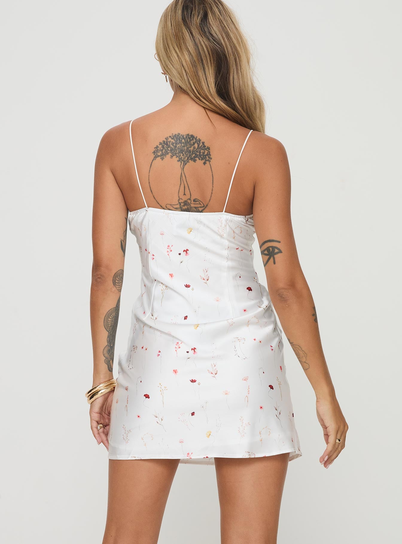 Snowbird Mini Dress White / Floral - Image 5