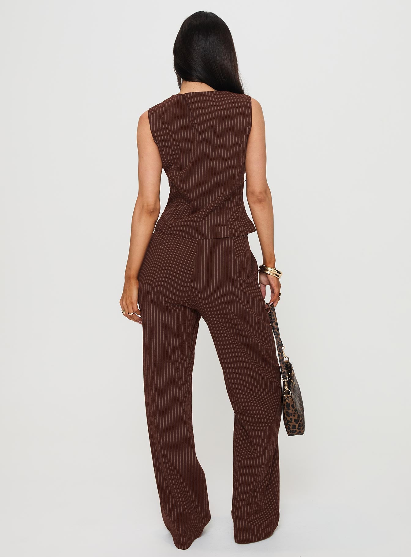 That Sweet Set Brown Pinstripe - Image 4