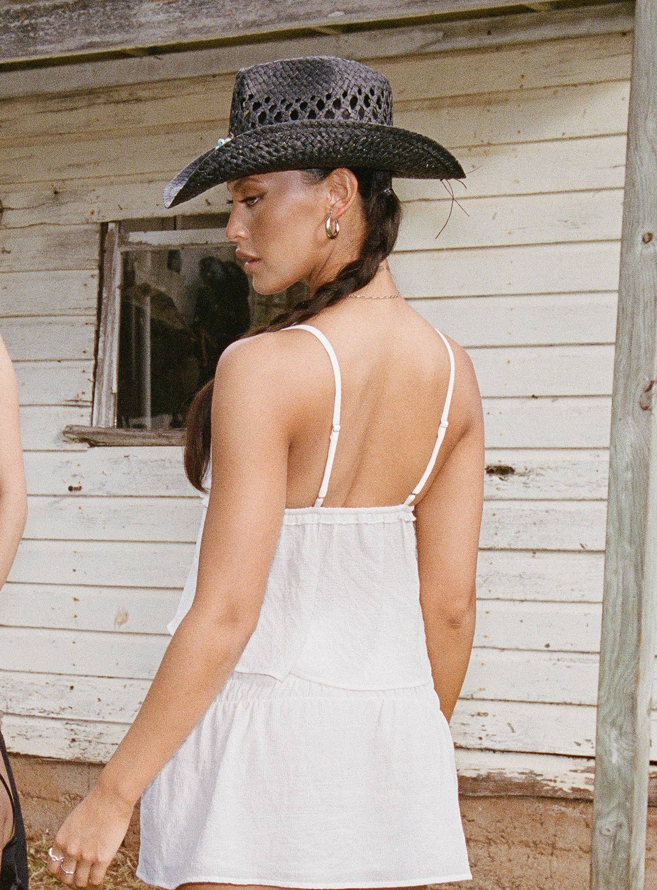 Trevani Ribbon Cami Ivory - Image 4