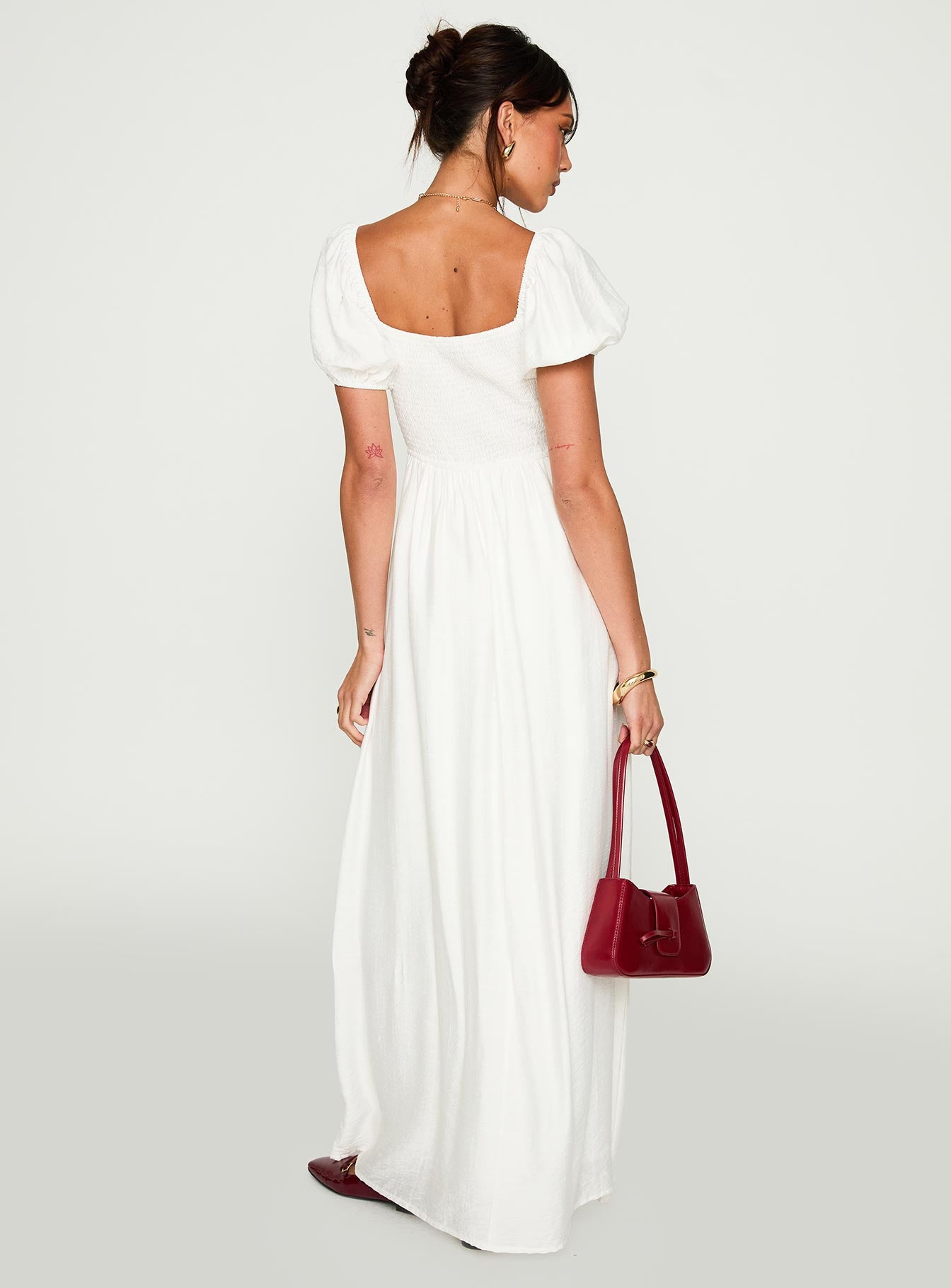 Summer Song Maxi Dress White - Image 5
