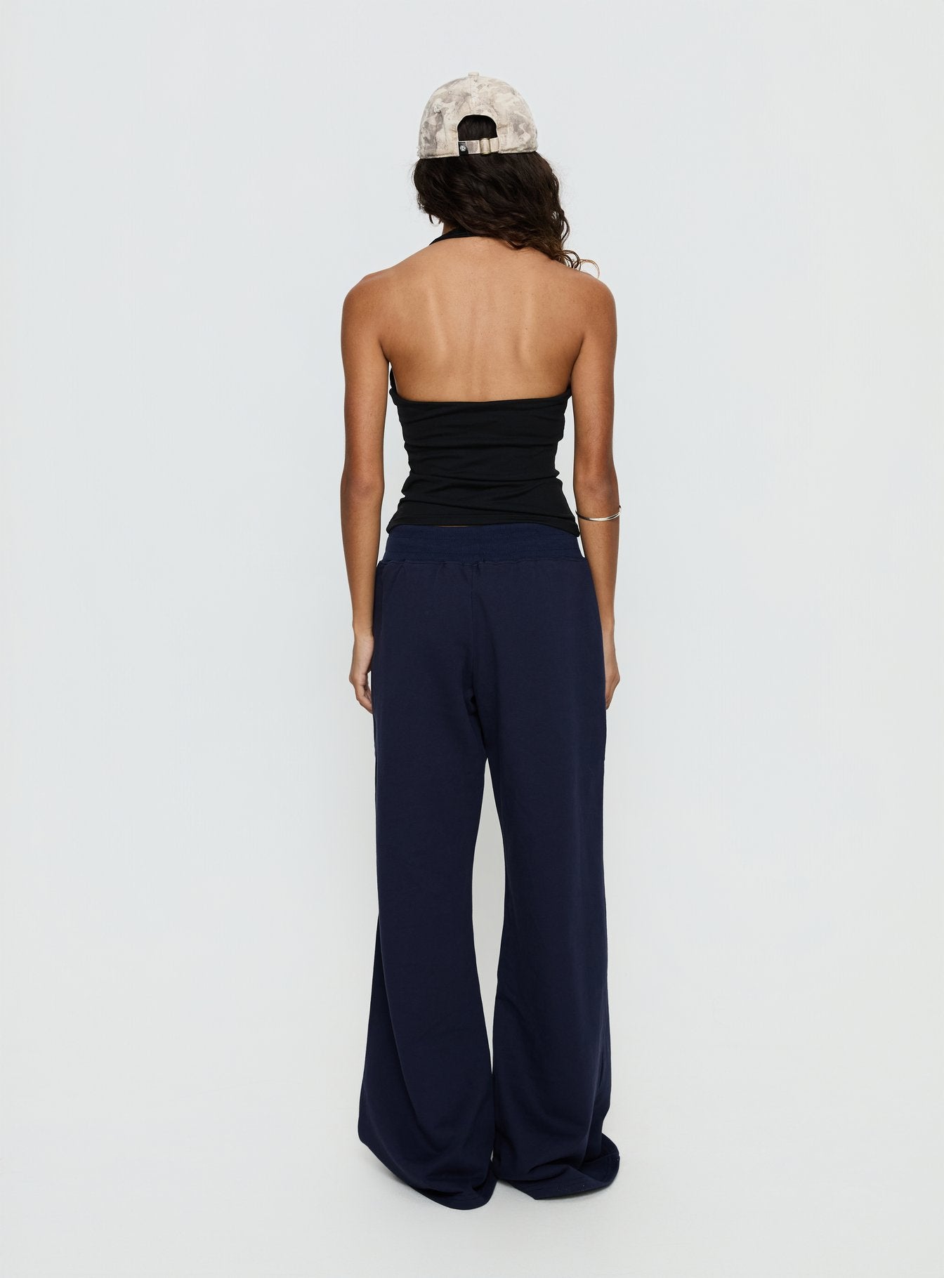 Summits Flared Track Pants Navy - Image 5