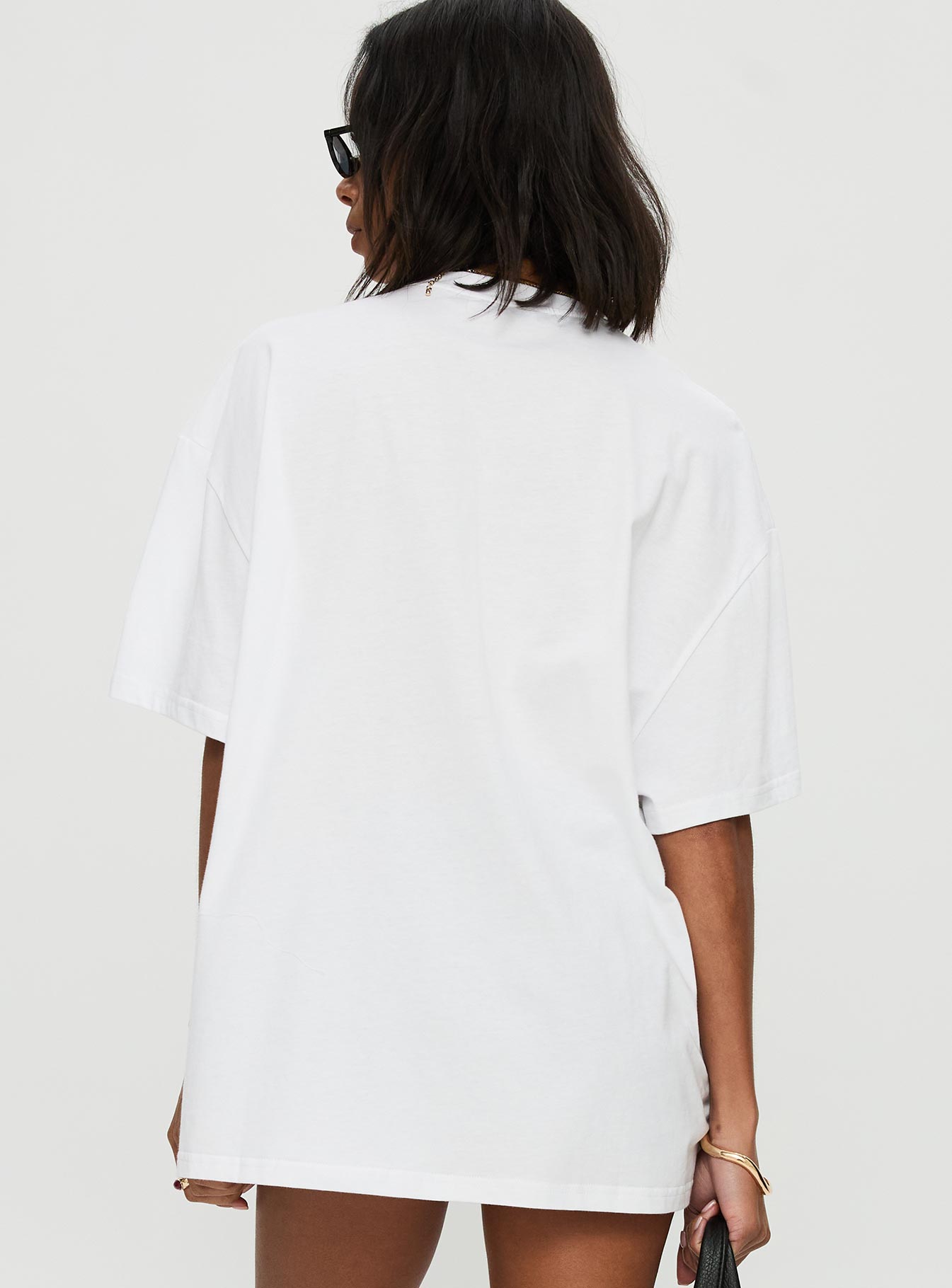 Tarot Card Oversized Graphic Top White / Multi - Image 5