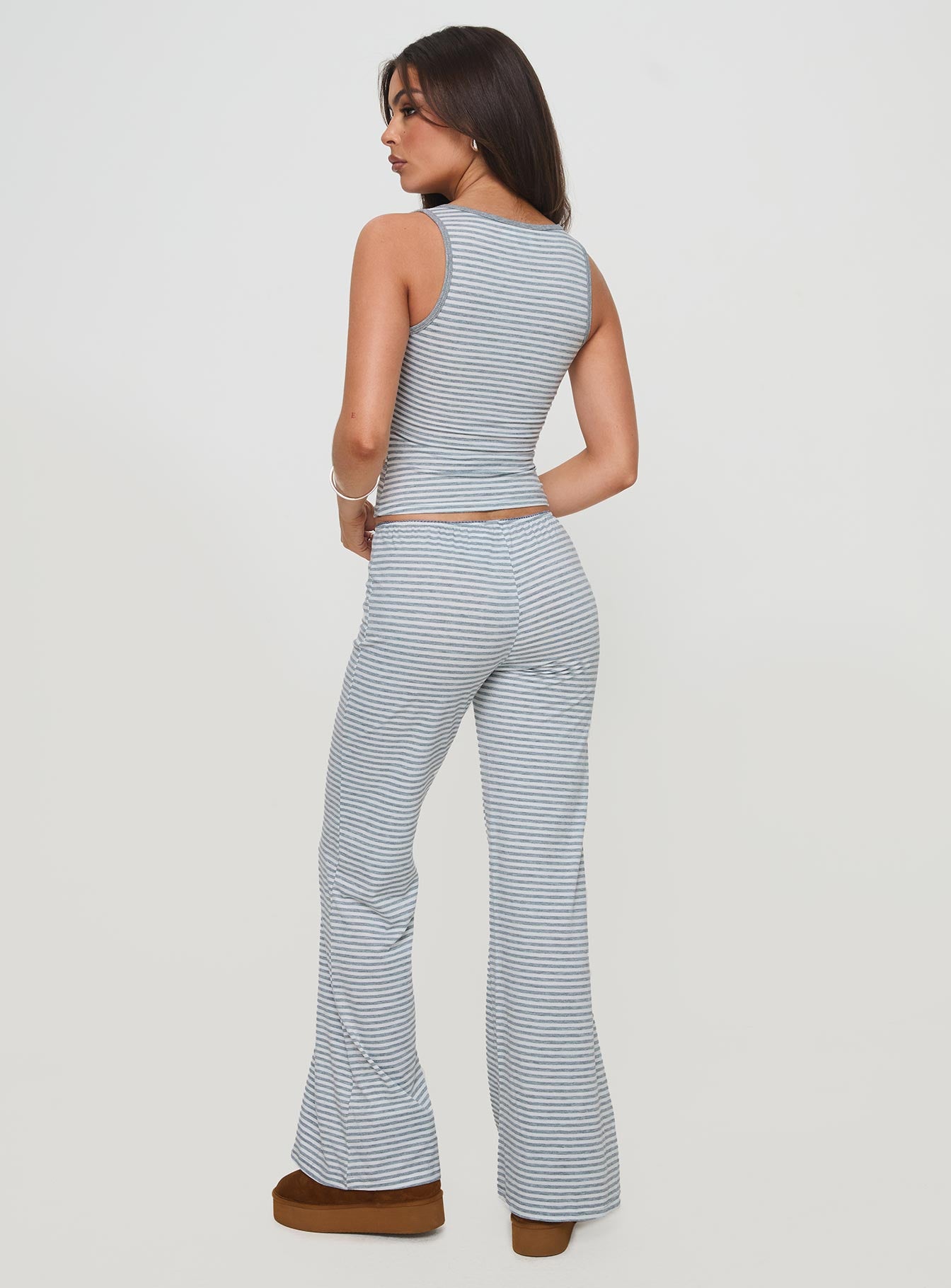 Waffles Stripe Sleep Set Multi - Image 5