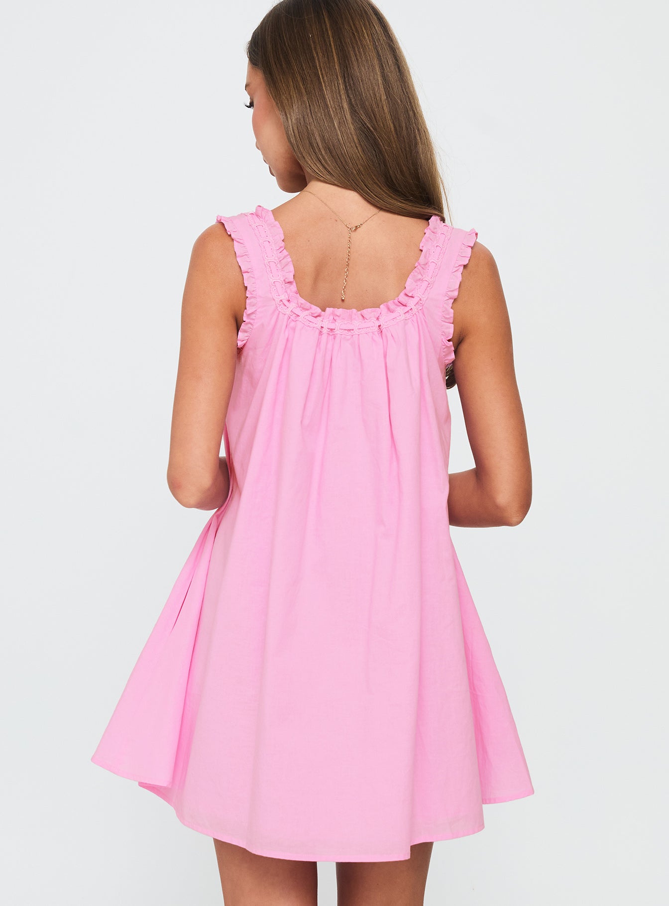 Swing Mini Dress Pink - Image 5