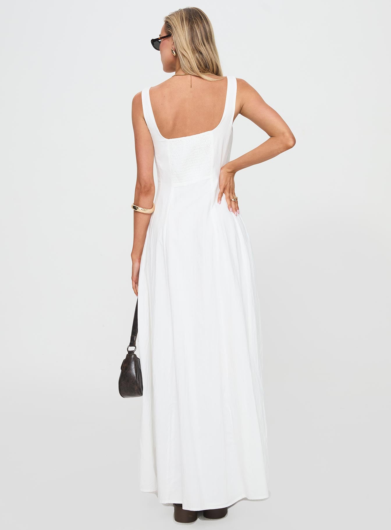 You Can Maxi Dress White - Image 5