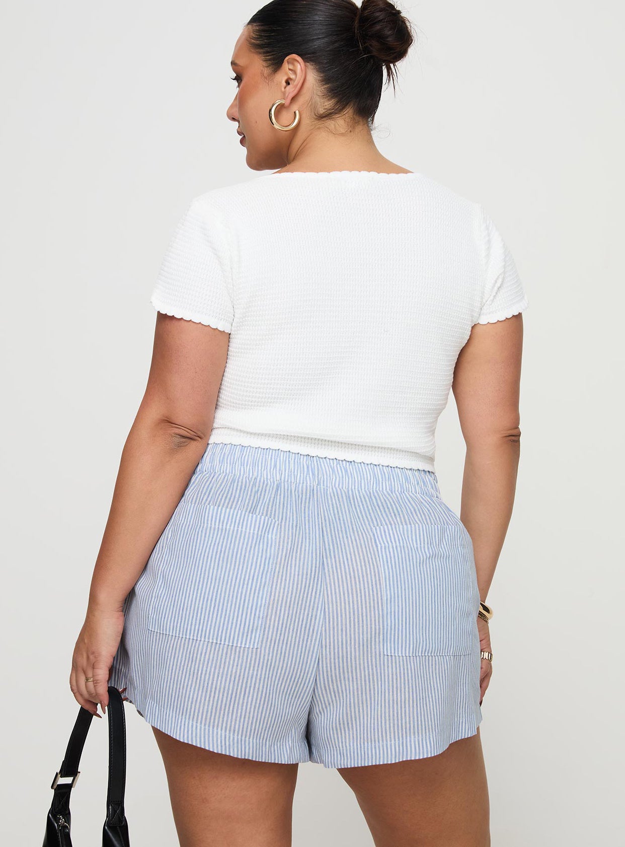 Sincar Boxer Shorts Blue / White Stripe Curve - Image 5