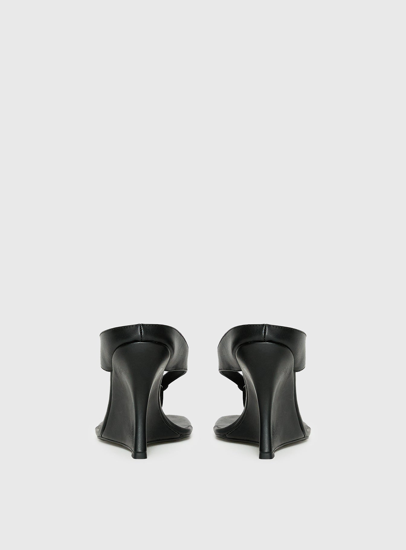 Two Summers Wedge Heels Black - Image 4