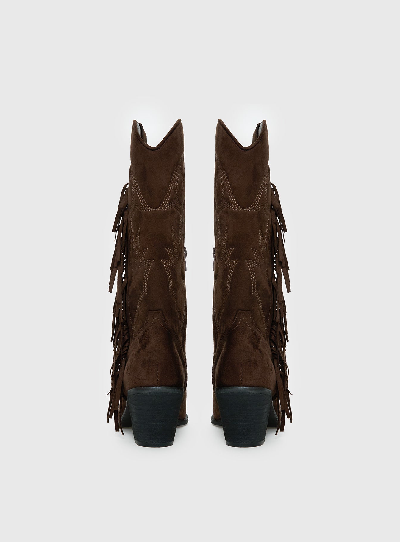 Therapy Chaos Cowboy Boots Brown - Image 4