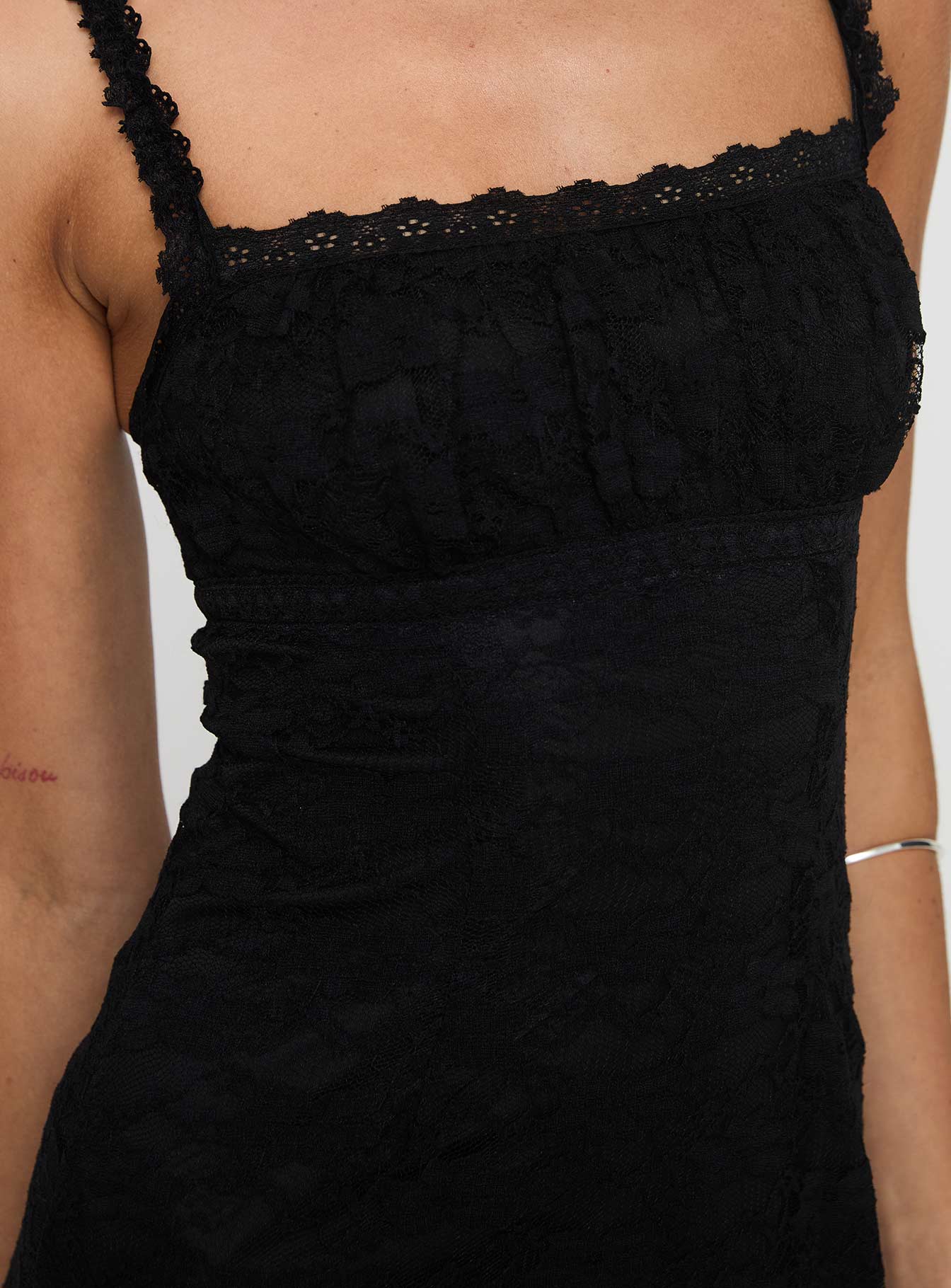 Wignall Mini Dress Black - Image 6