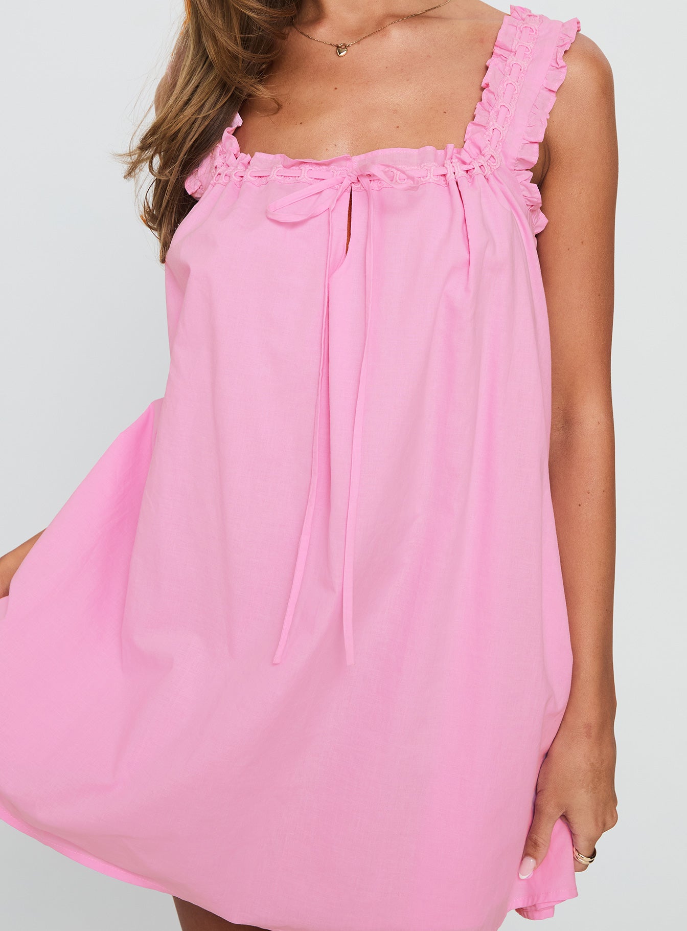 Swing Mini Dress Pink - Image 6