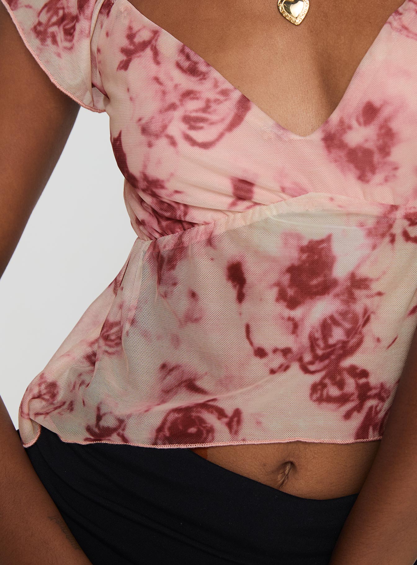 Time After Top Pink Floral - Image 6