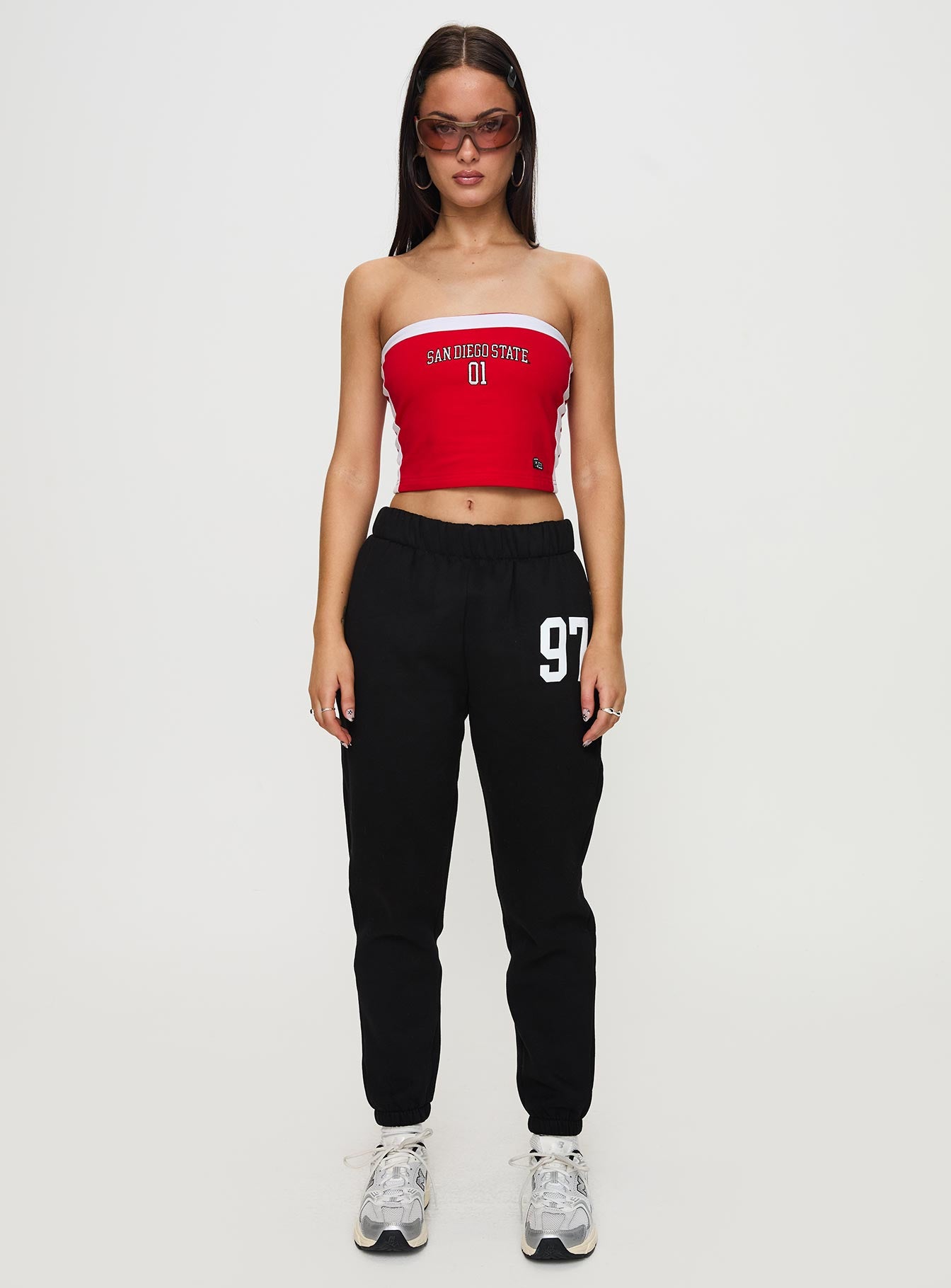 Sdsu All Star Tube Top Red - Image 7